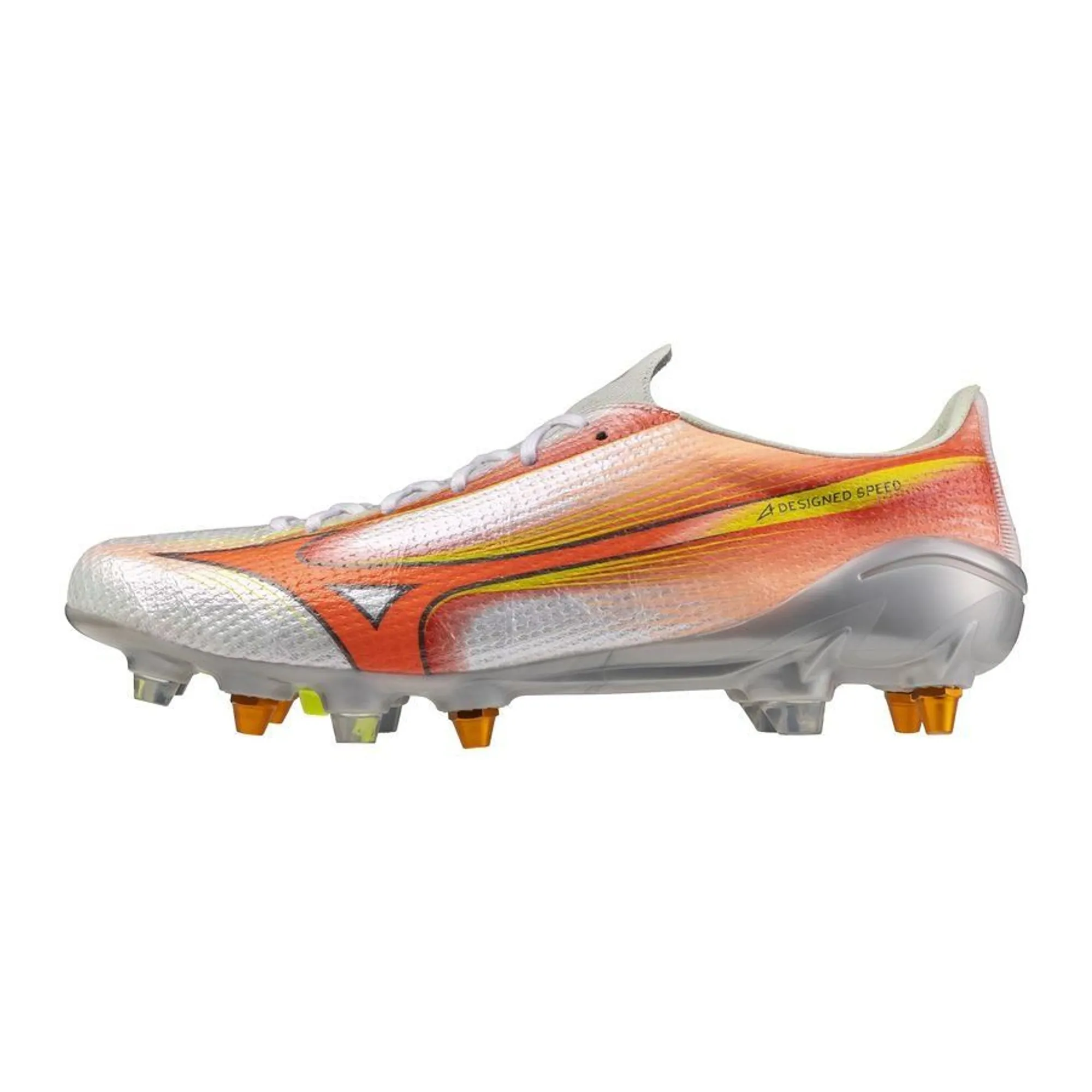 Mizuno Alpha Iii Made In Japan Sg Prism - White/Lava Orange/Evening Prim - ['White']