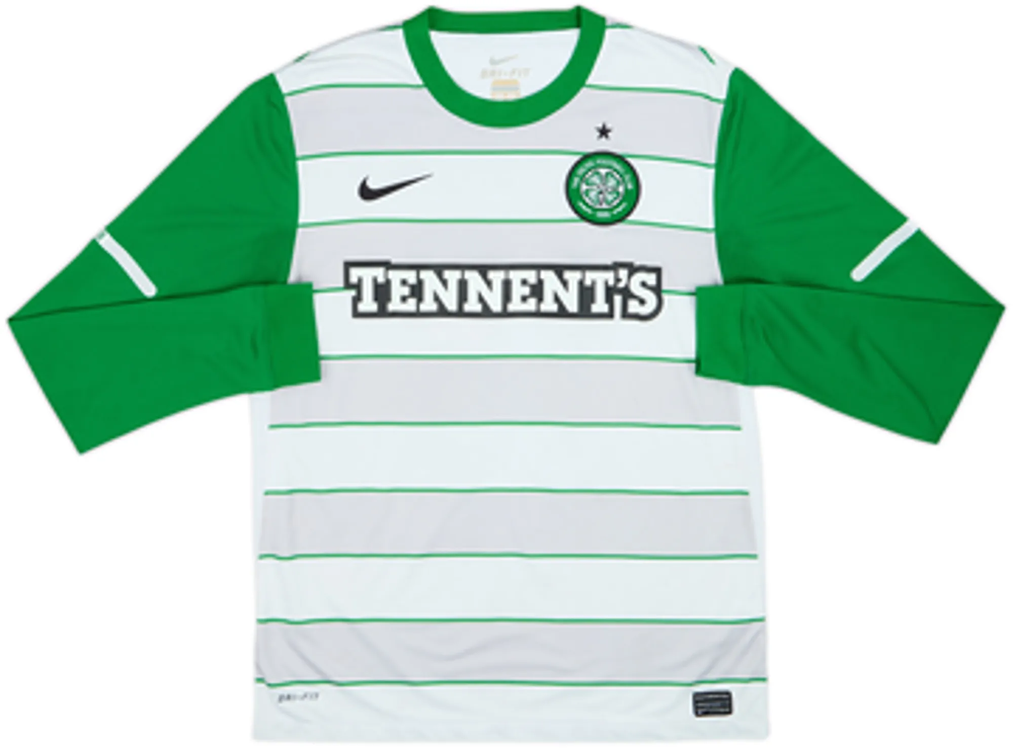 2011-12 Celtic Away L/S Shirt Commons #15 - 7/10 - (M)