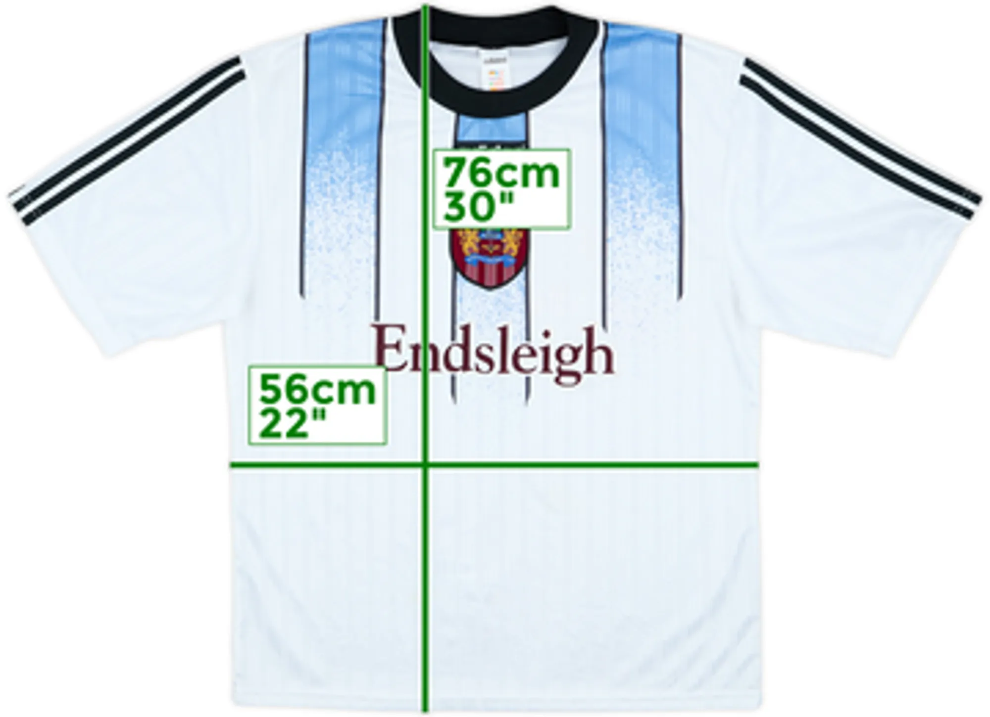 1997-98 Burnley Away Shirt - 7/10 - (L)