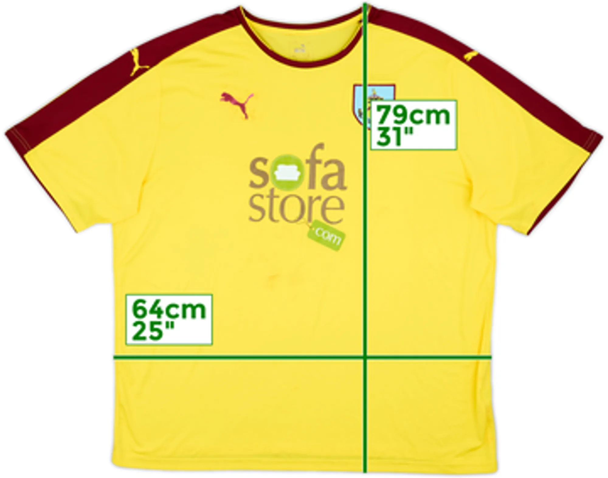 2015-16 Burnley Away Shirt - 5/10 - (XXL)
