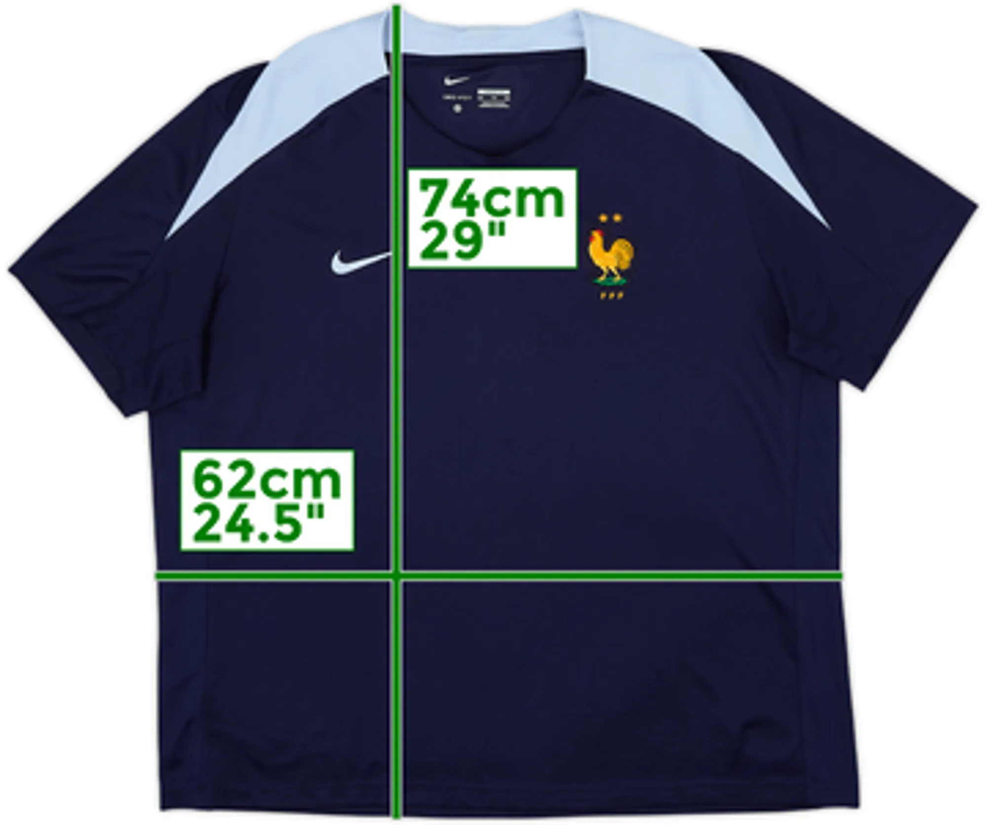 2024-25 France Nike Training Shirt - 7/10 - (XXL)