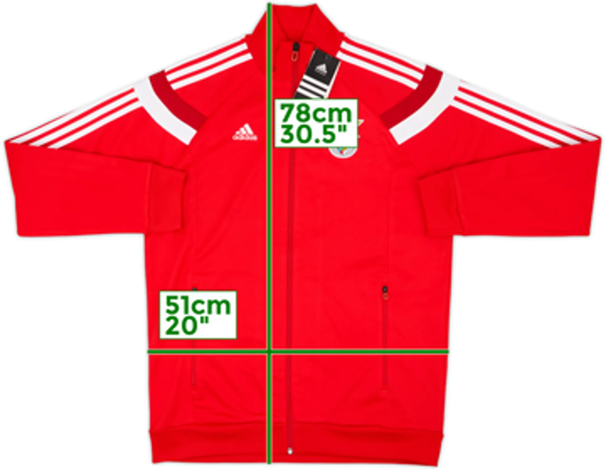 2013-14 Benfica adidas Track Jacket (M)