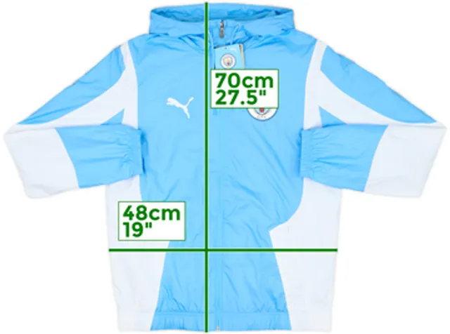 2023-24 Manchester City Puma Hooded Anthem Jacket (S