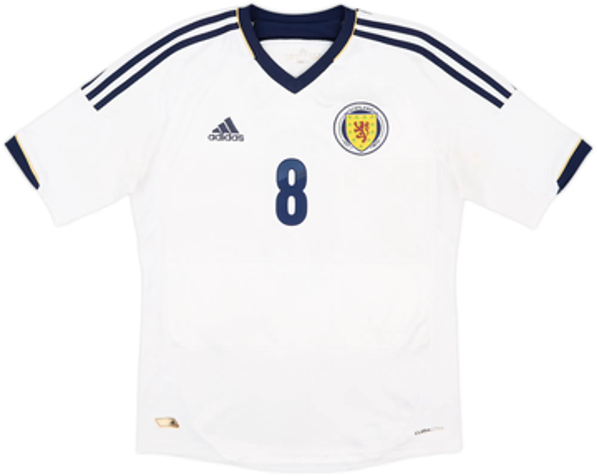 2012-14 Scotland Away Shirt Brown #8 - 6/10 - (S)