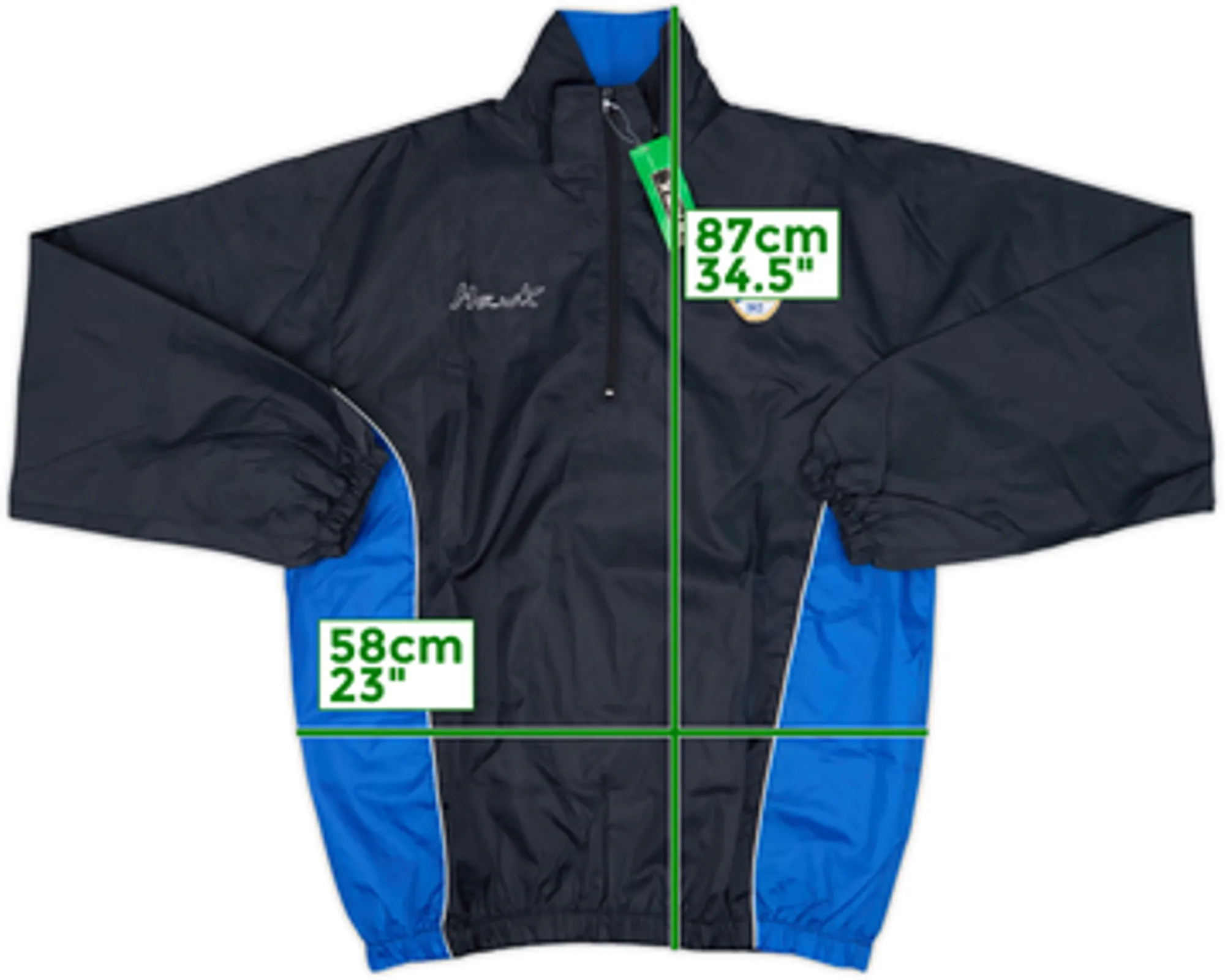 2007-08 Calcio Lecco Hawk 1/4 Zip Drill Top (XXL)