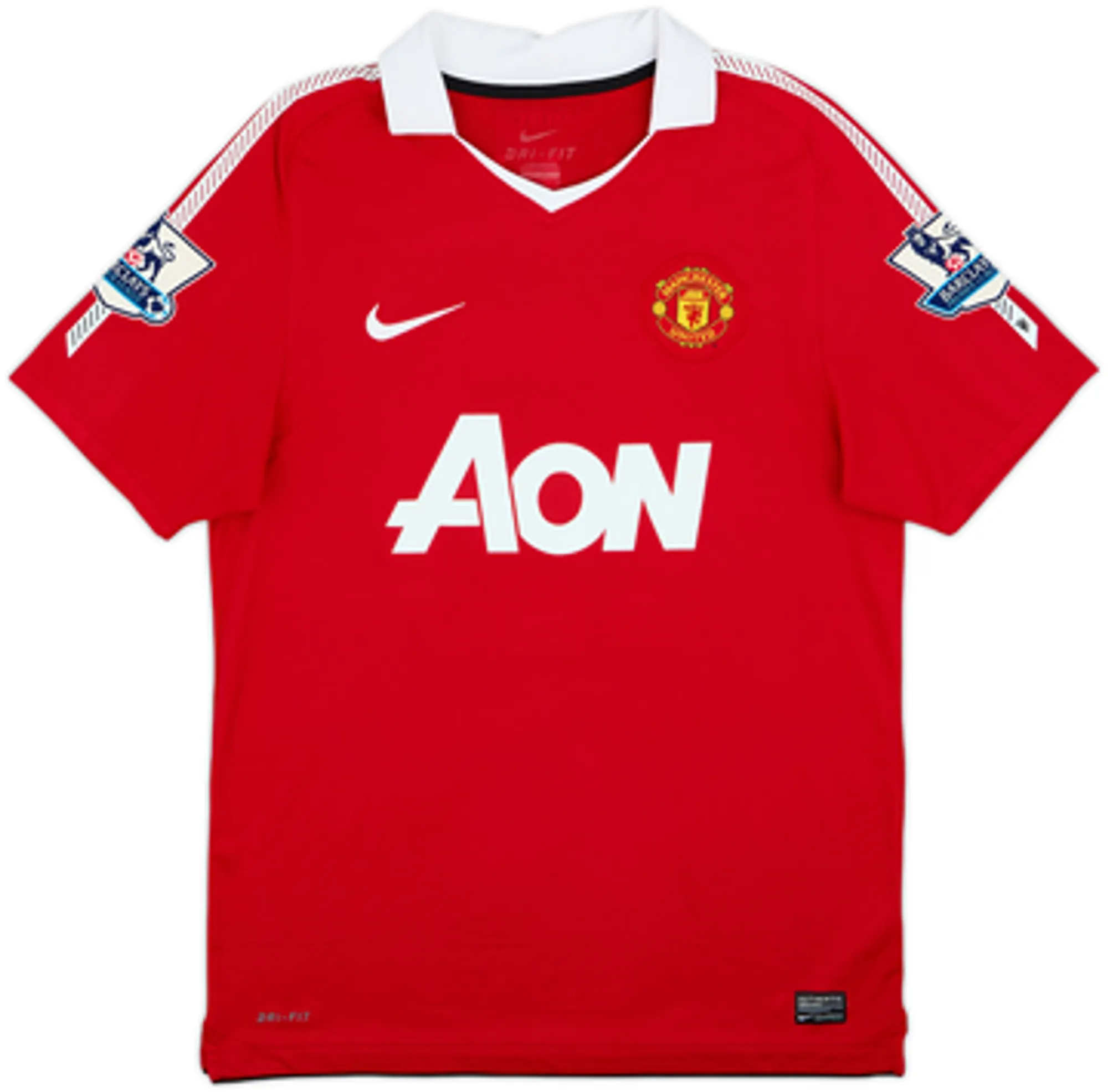 2010-11 Manchester United Home Shirt Smalling #12 - 8/10 - (M)