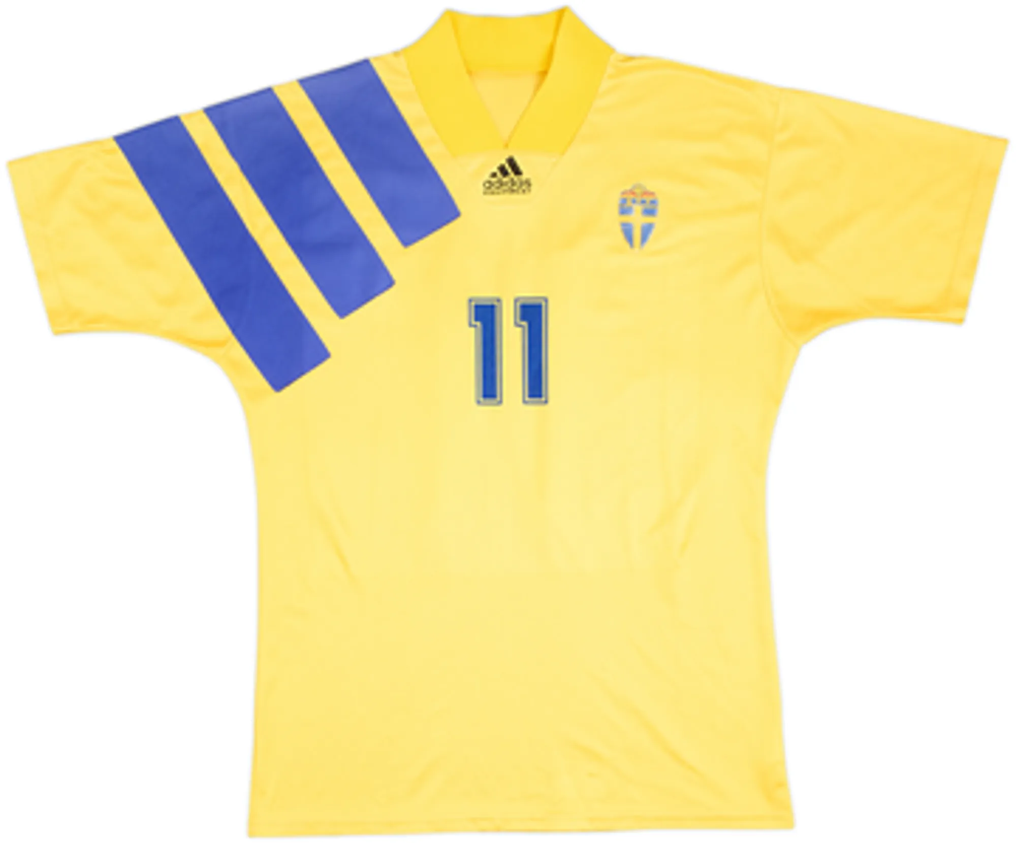 1992-94 Sweden Home Shirt Brolin #11 - 6/10 - (L)