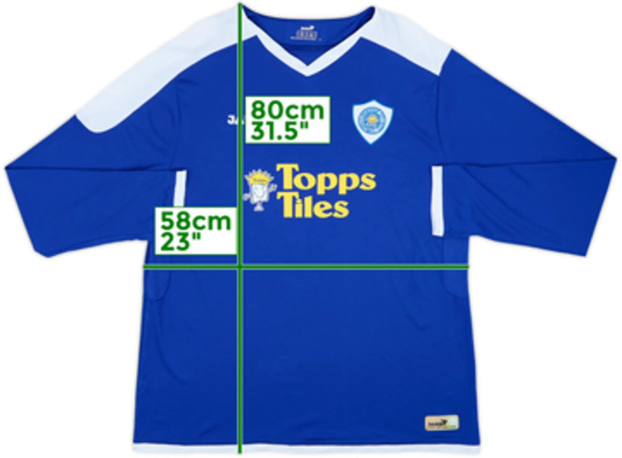 2007-09 Leicester Home L/S Shirt - 9/10 - (XXL)