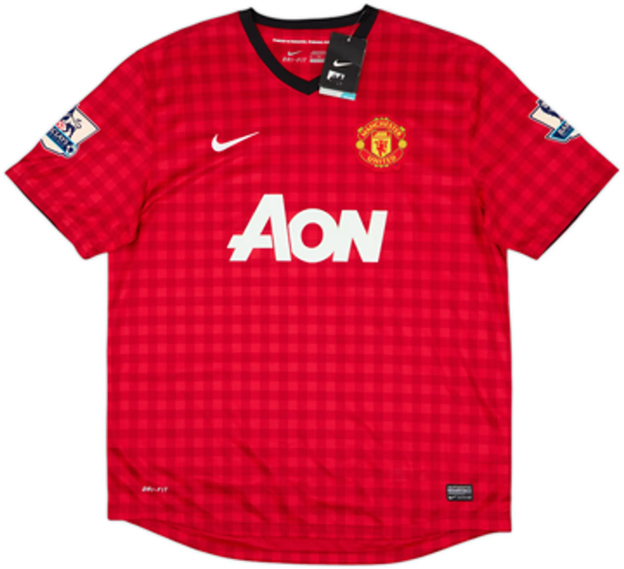 2012-13 Manchester United Home Shirt Evra #3 (XXL)