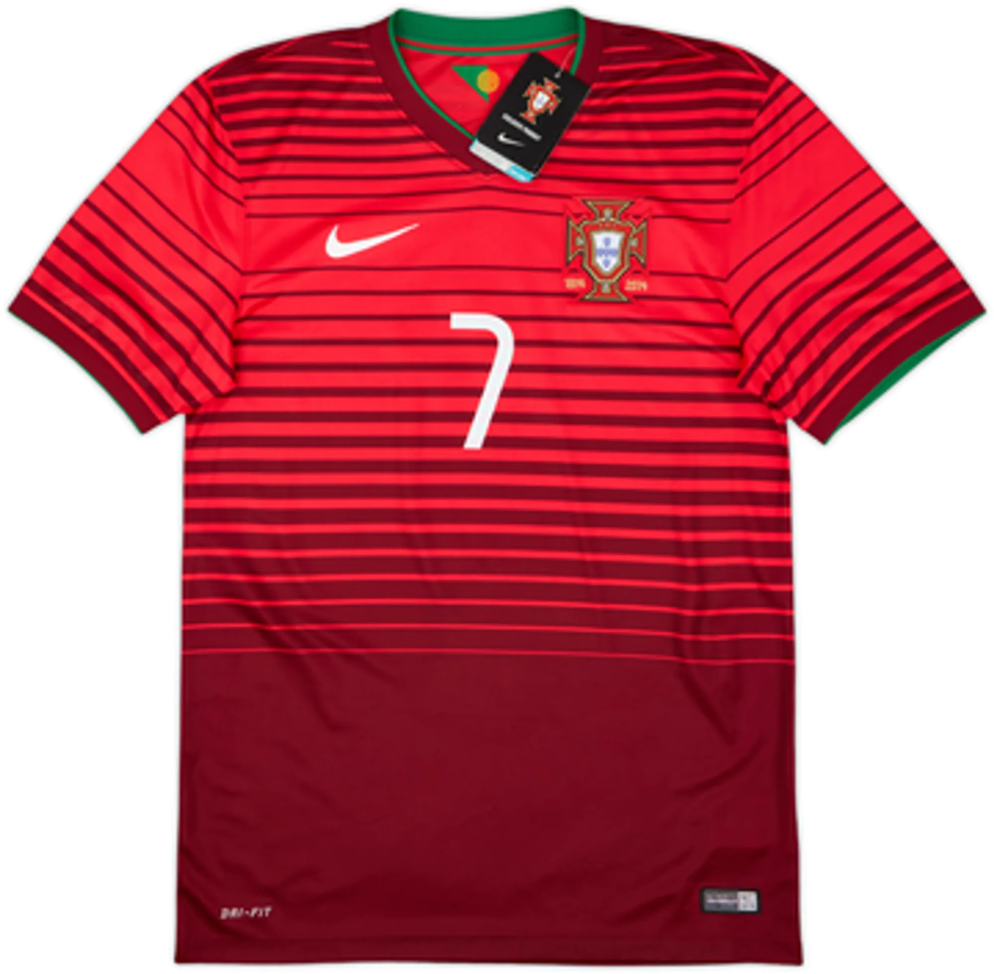 2014-15 Portugal Home Shirt Ronaldo #7 (S)