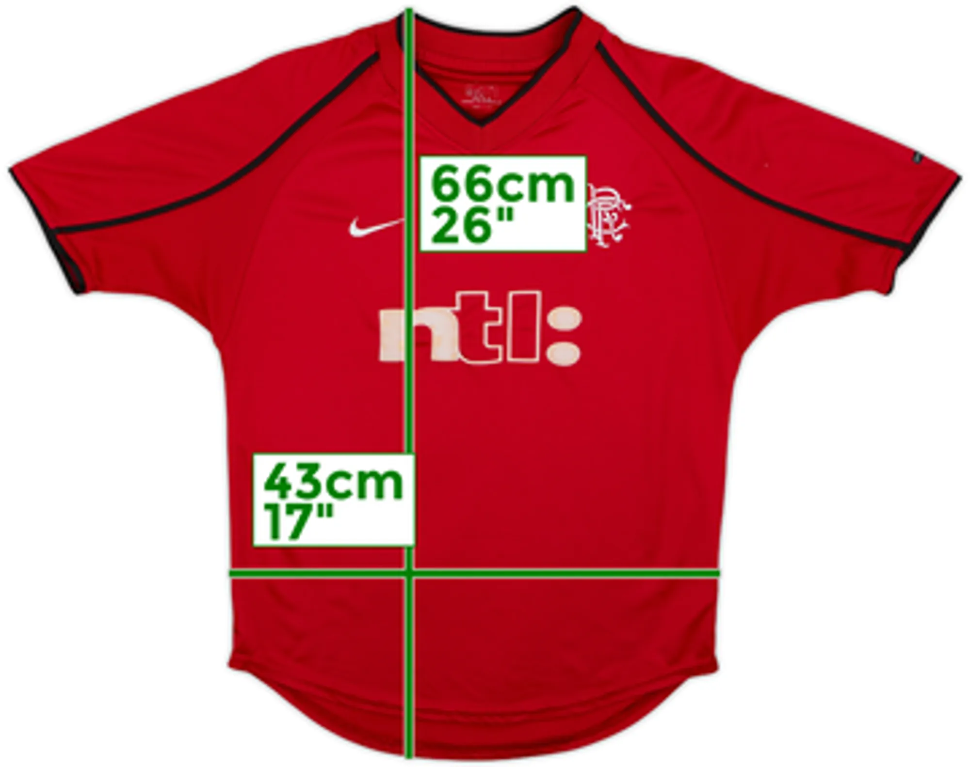 2000-01 Rangers Third Shirt - 6/10 - (L.Boys)