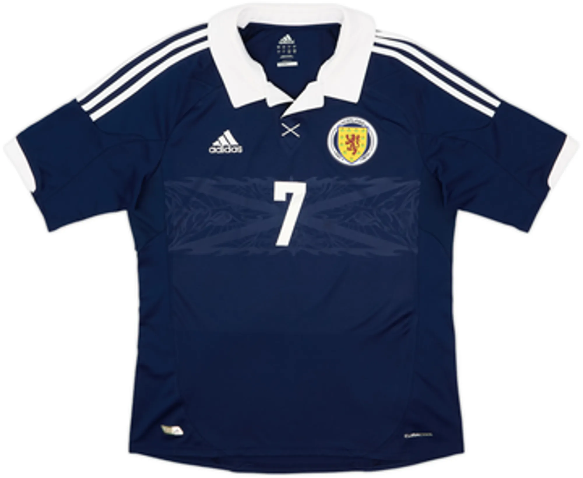 2011-13 Scotland Home Shirt Fletcher #7EM