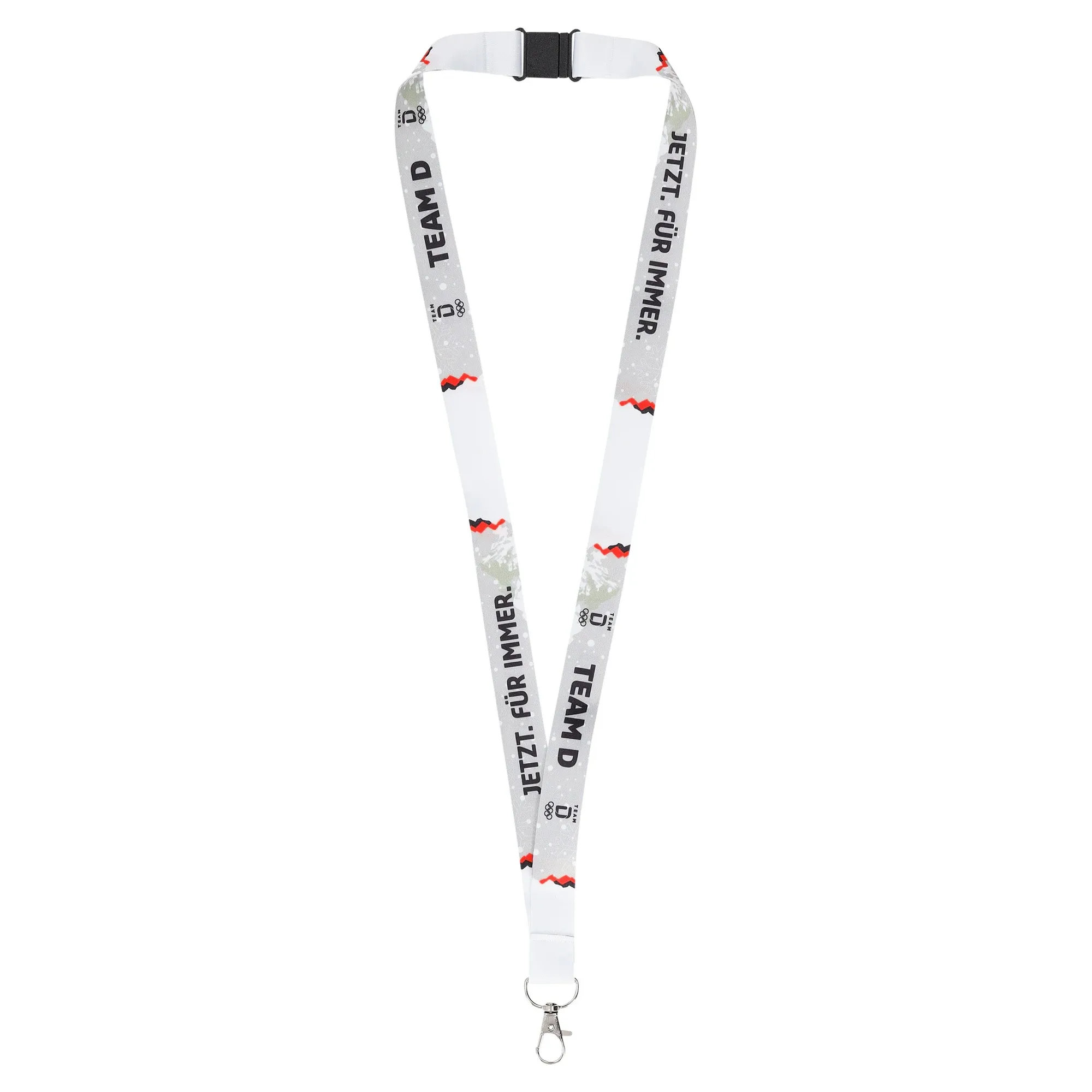 Team D Lanyard - White