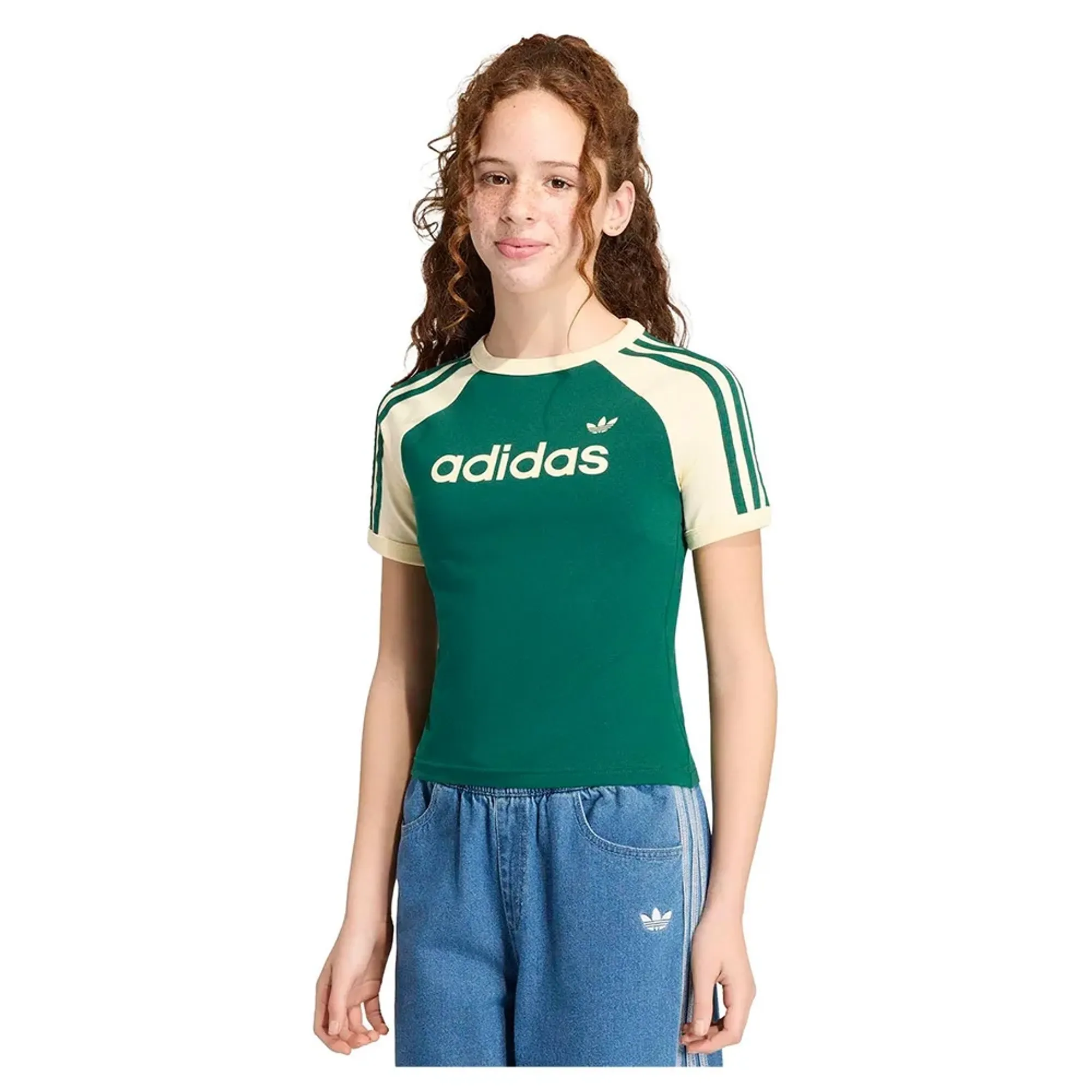 Adidas Originals 3 Stripes Slim Short Sleeve T-shirt
