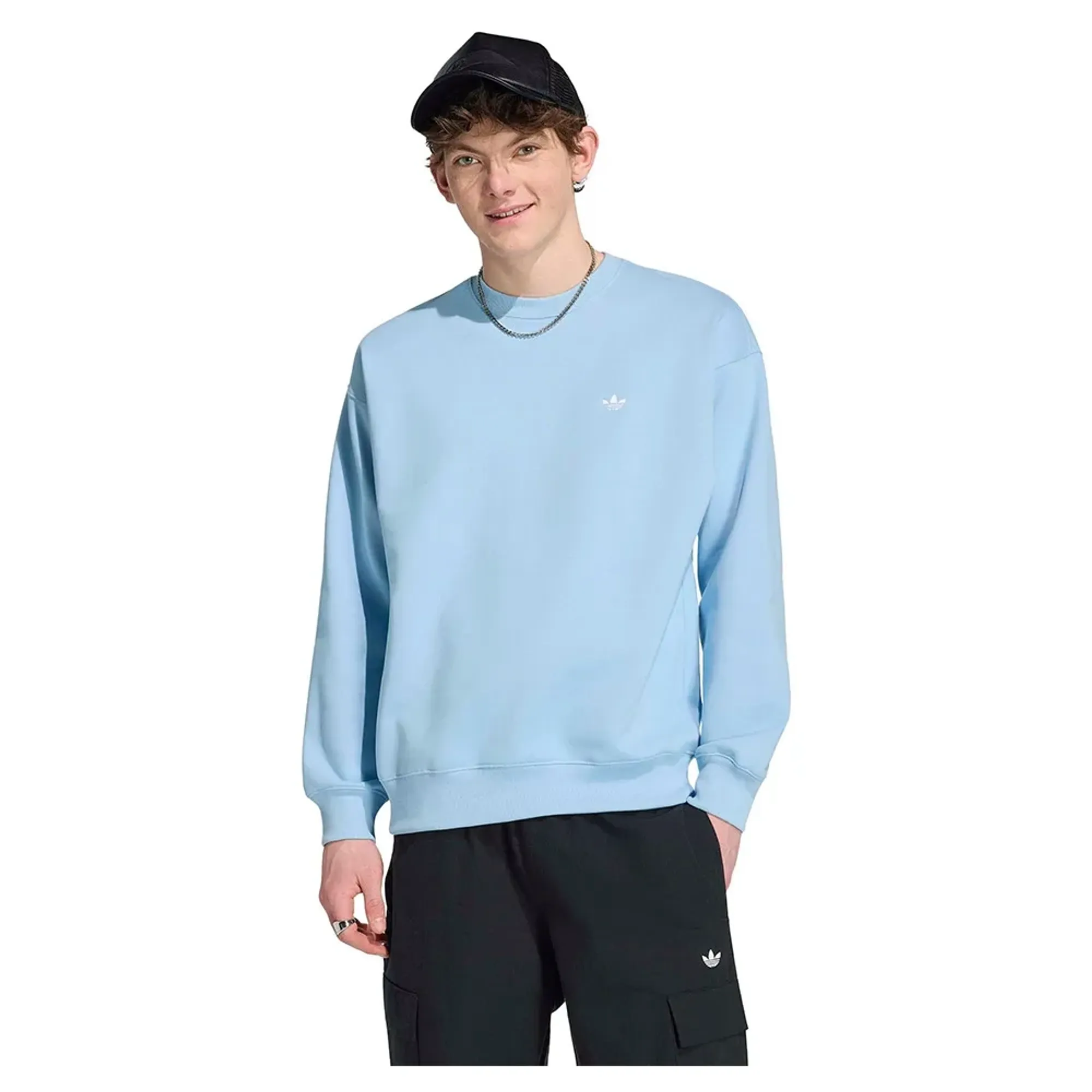 Adidas Originals Trefoil Essentials Loose Crew Sweatshirt
