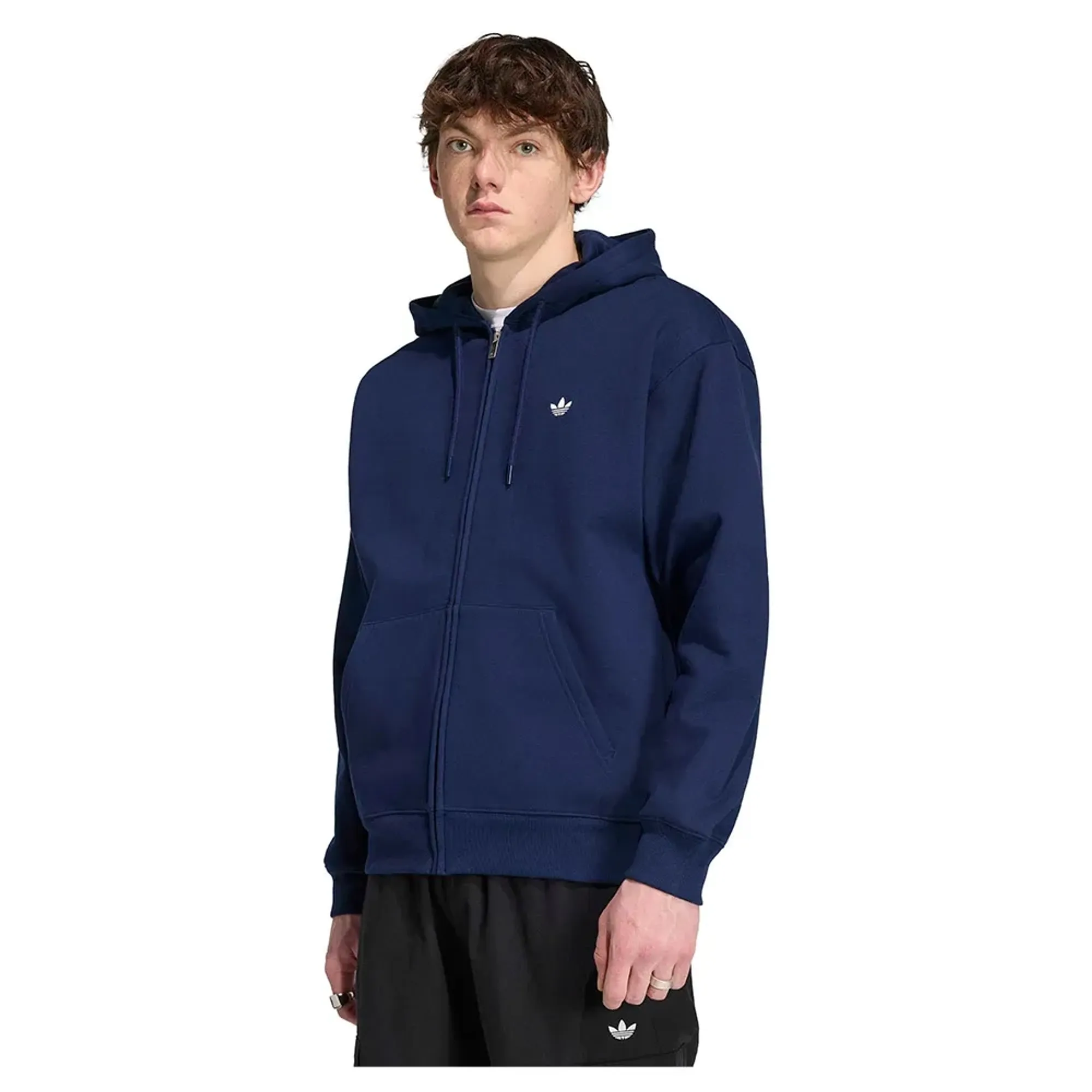 Adidas Originals Trefoil Essentials Loose Full Zip Sweatshirt
