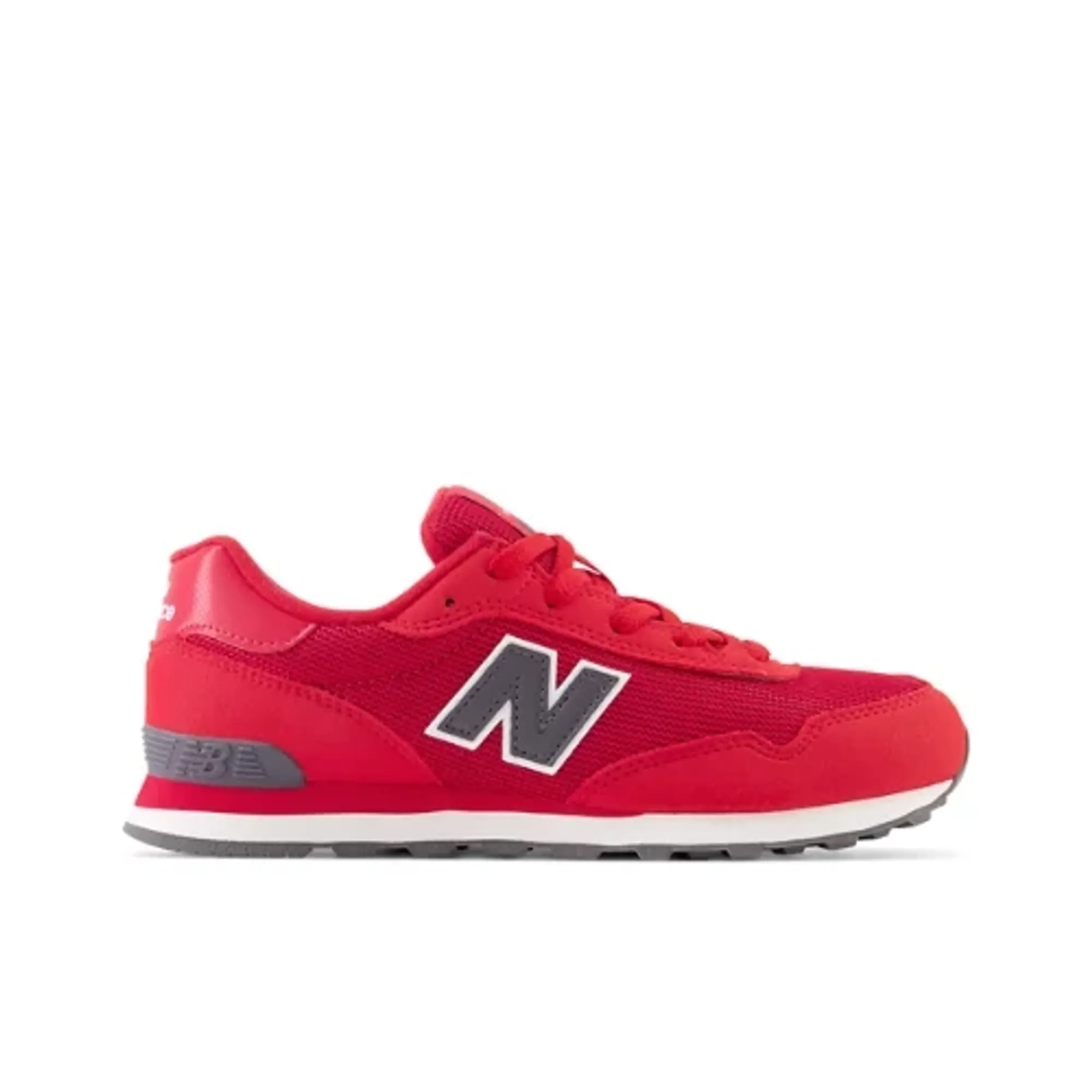 New Balance Kids' 515 in Red/Grey Synthetic