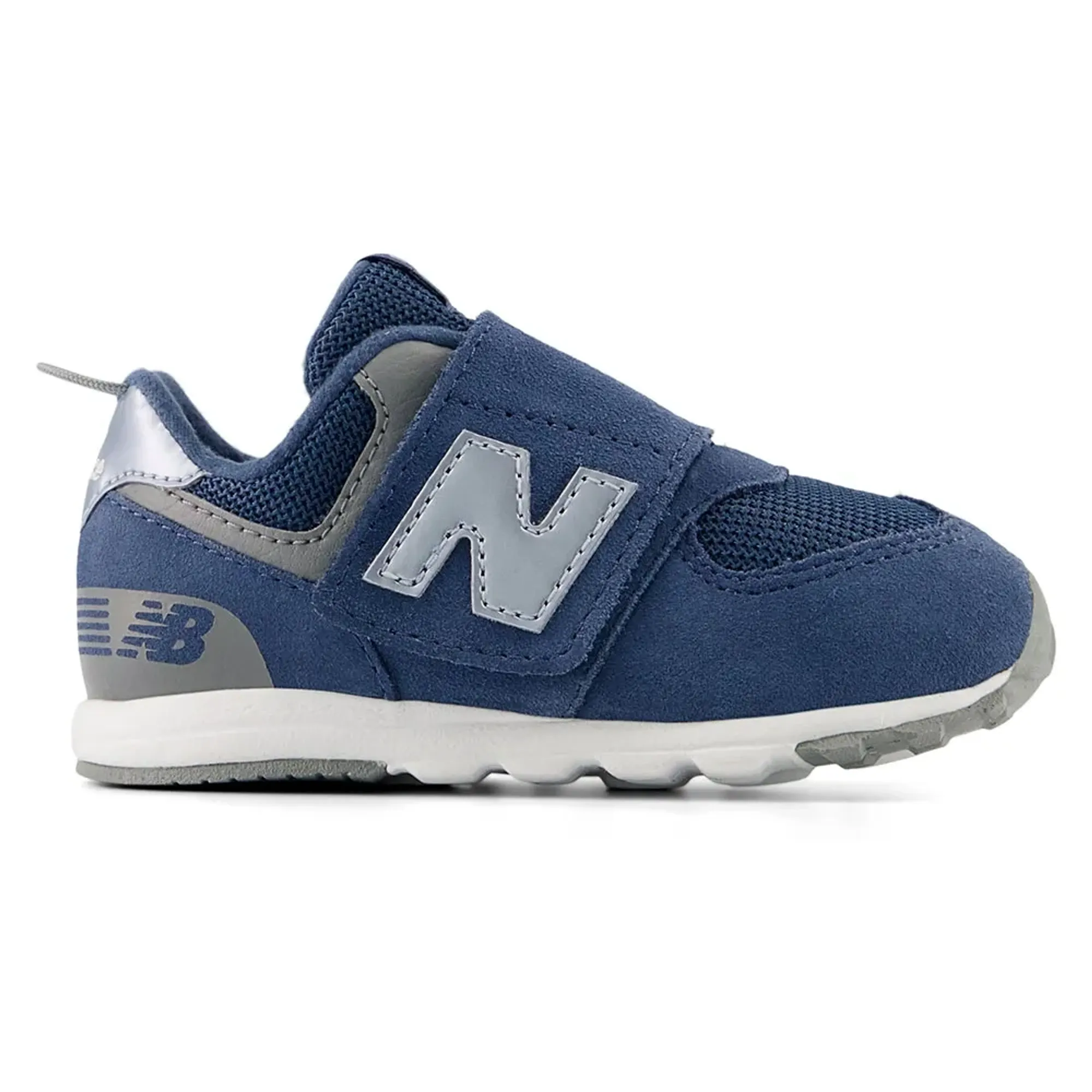 New Balance Infants' 574 NEWB Hook & Loop in Blue Leather