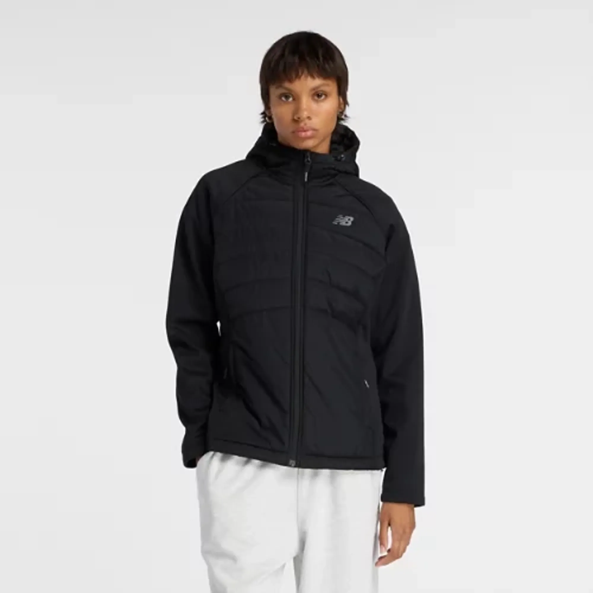 New Balance Women's Softshell Jacket in Black Polyester