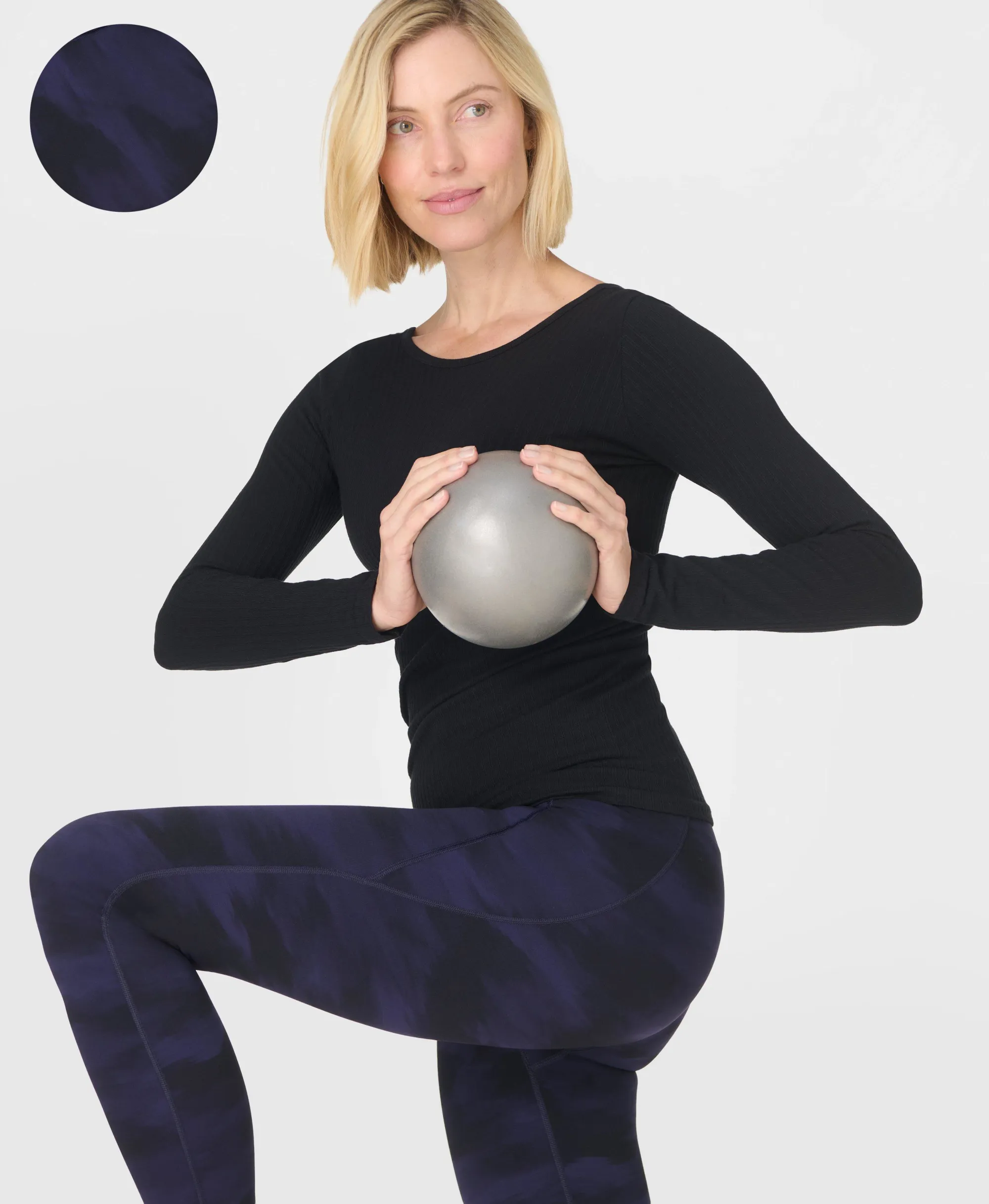 Sweaty Betty Ultimate Studio Yoga Leggings, Blue, Women's XS