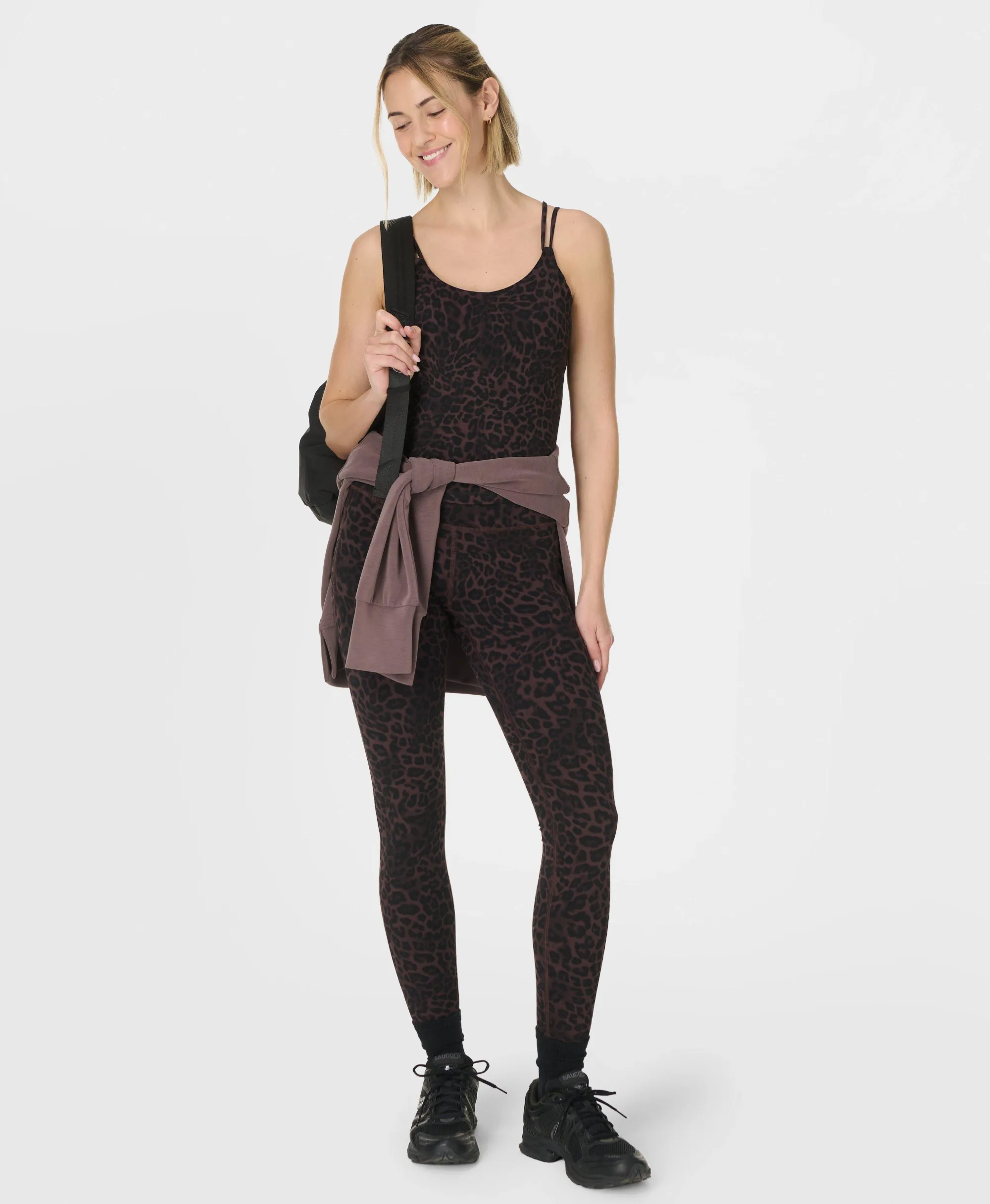 Sweaty Betty Ultimate Studio Yoga Leggings, Brown, Women's XXS