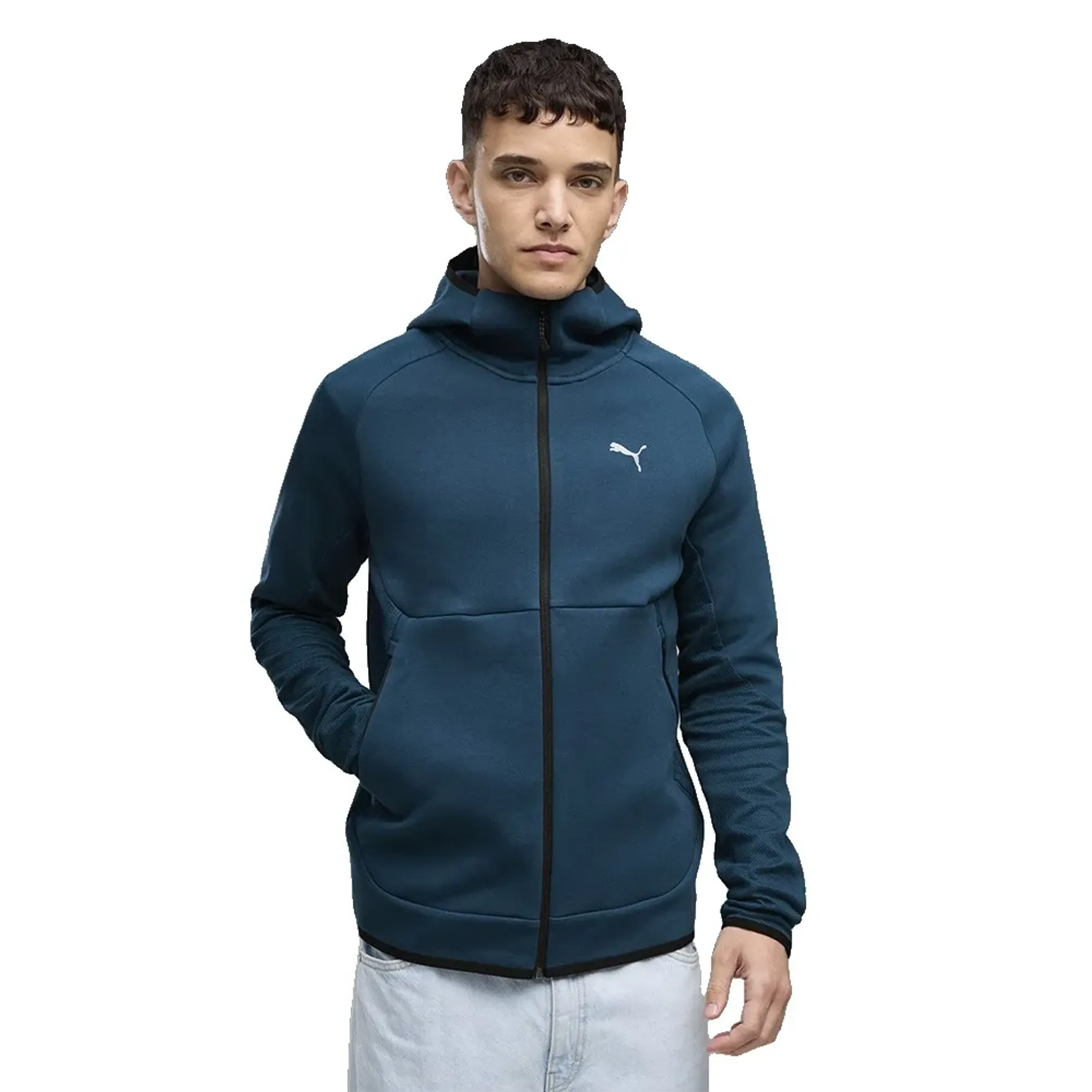 Puma Tech Slim Elevated Full Zip Sweatshirt
