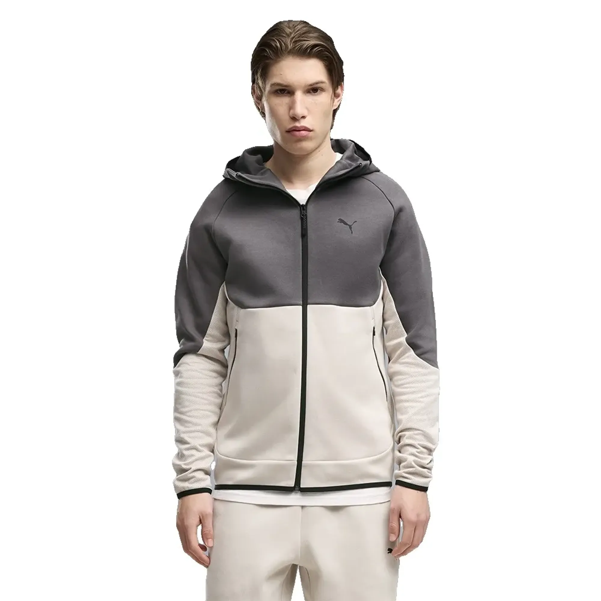 Puma Tech Slim Elevated Full Zip Sweatshirt