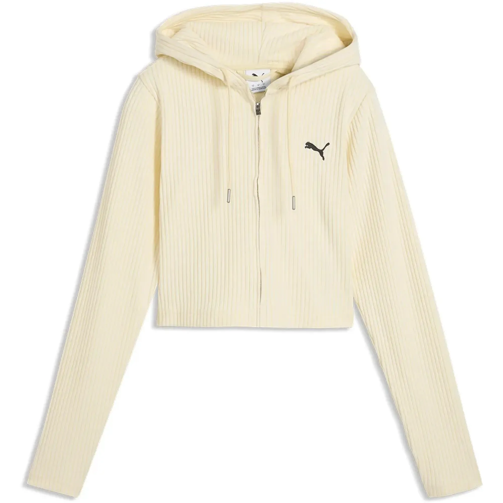 Puma Select Essential Ribbed Soft Touch Full Zip Sweatshirt