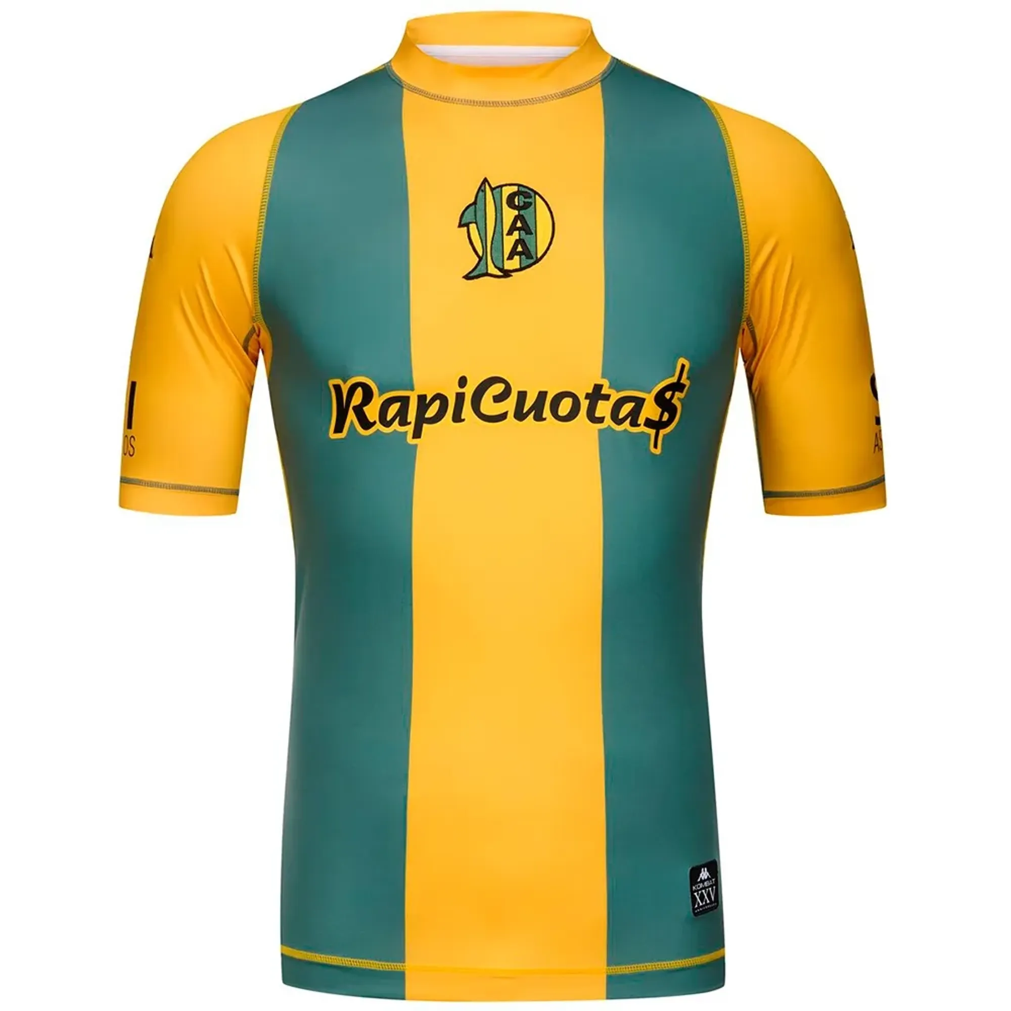 Kappa Ca Aldosivi Xxv Kombat Short Sleeve T-shirt