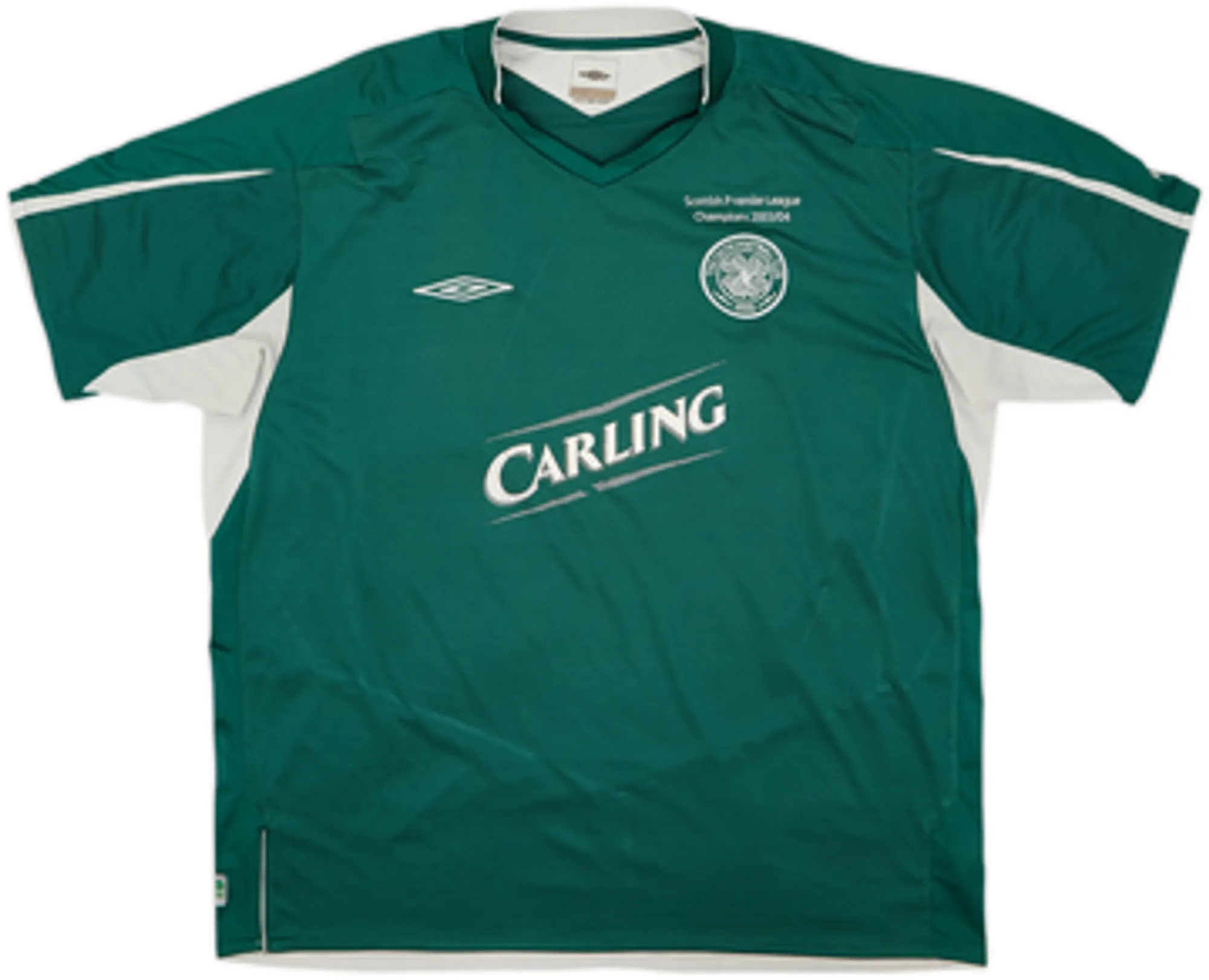 2004-05 Celtic 'Champions' Away Shirt Juninho #7 - 5/10 - (XL)