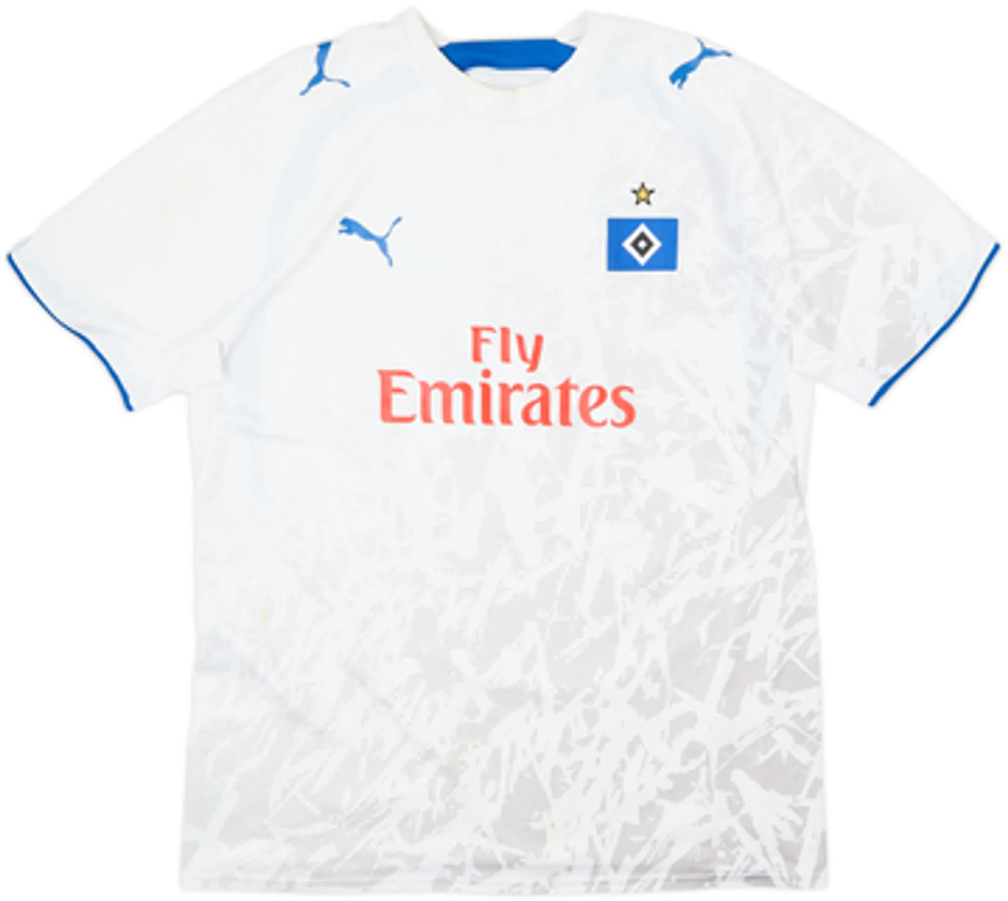 2006-07 Hamburg Home Shirt Sanogo #17 - 7/10 - (XL)