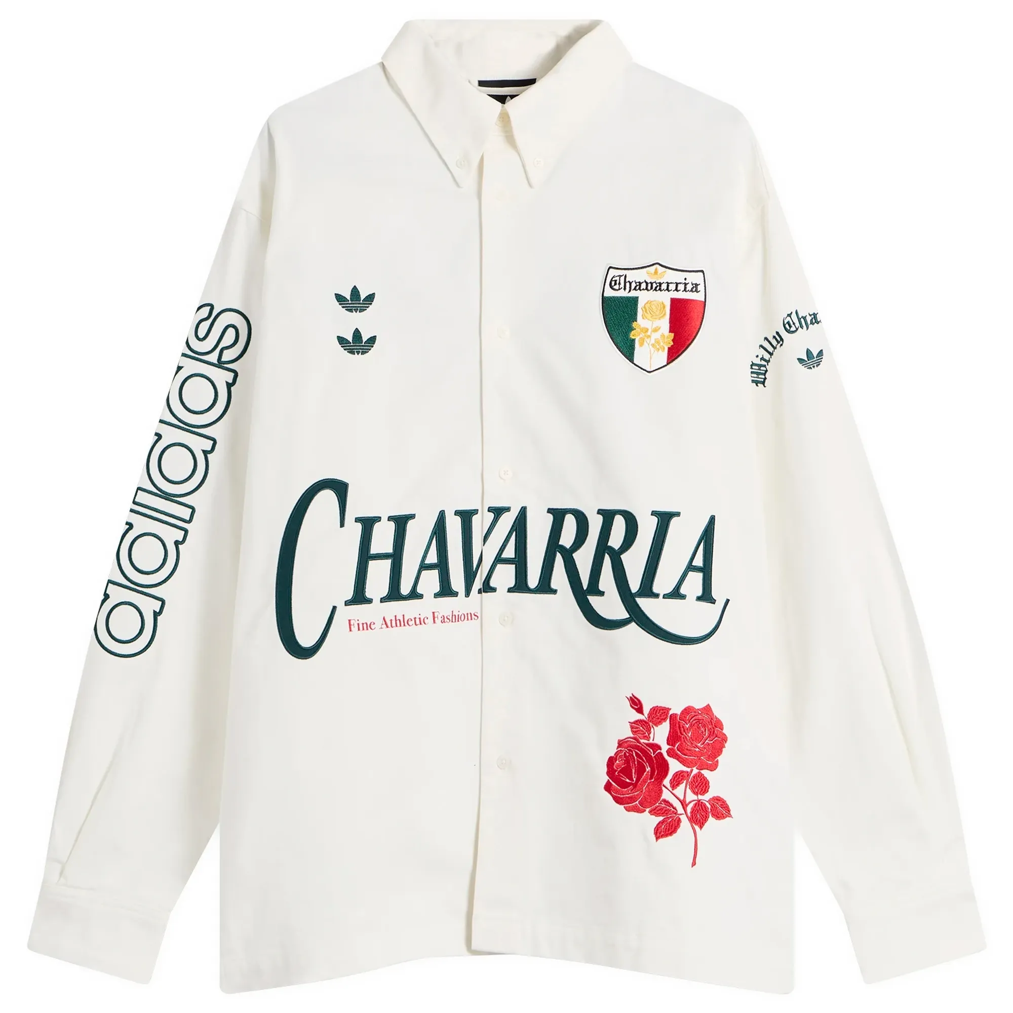 adidas x Willy Chavarria Button Up Shirt Off White