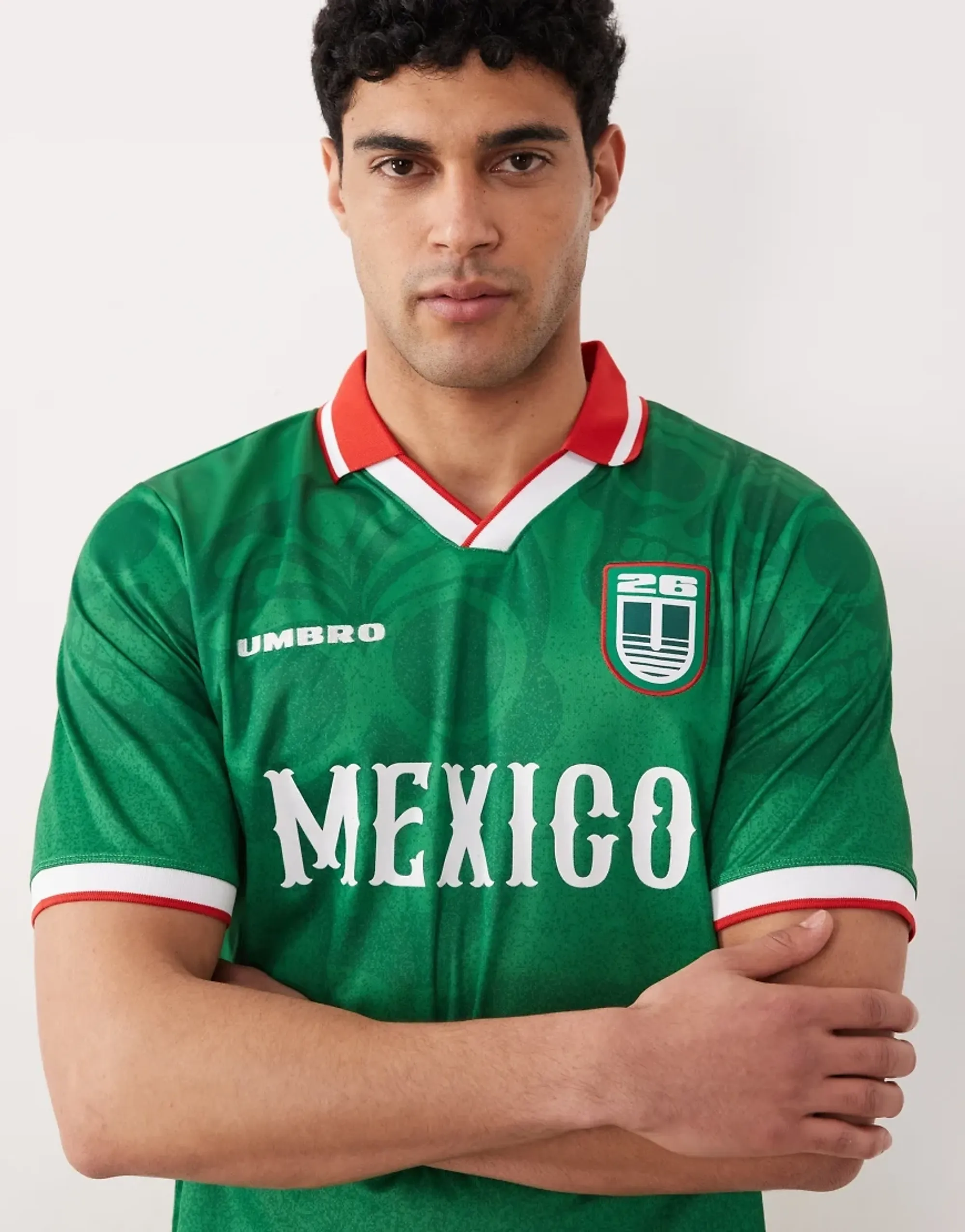 Umbro Mexico Mens SS Home Shirt