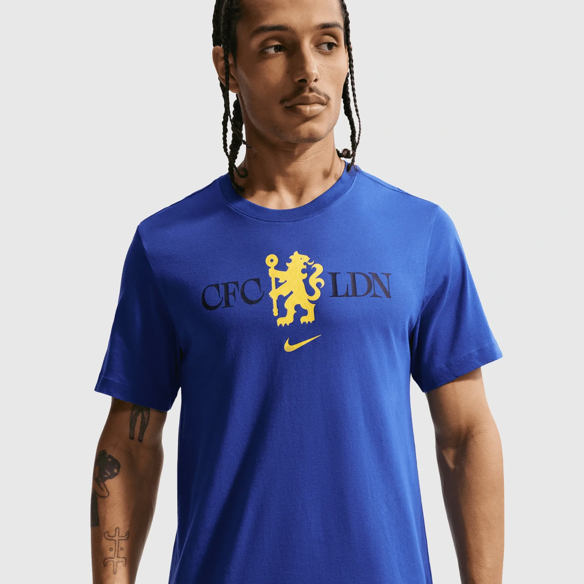 Chelsea Nike Crest T-Shirt - Rush Blue