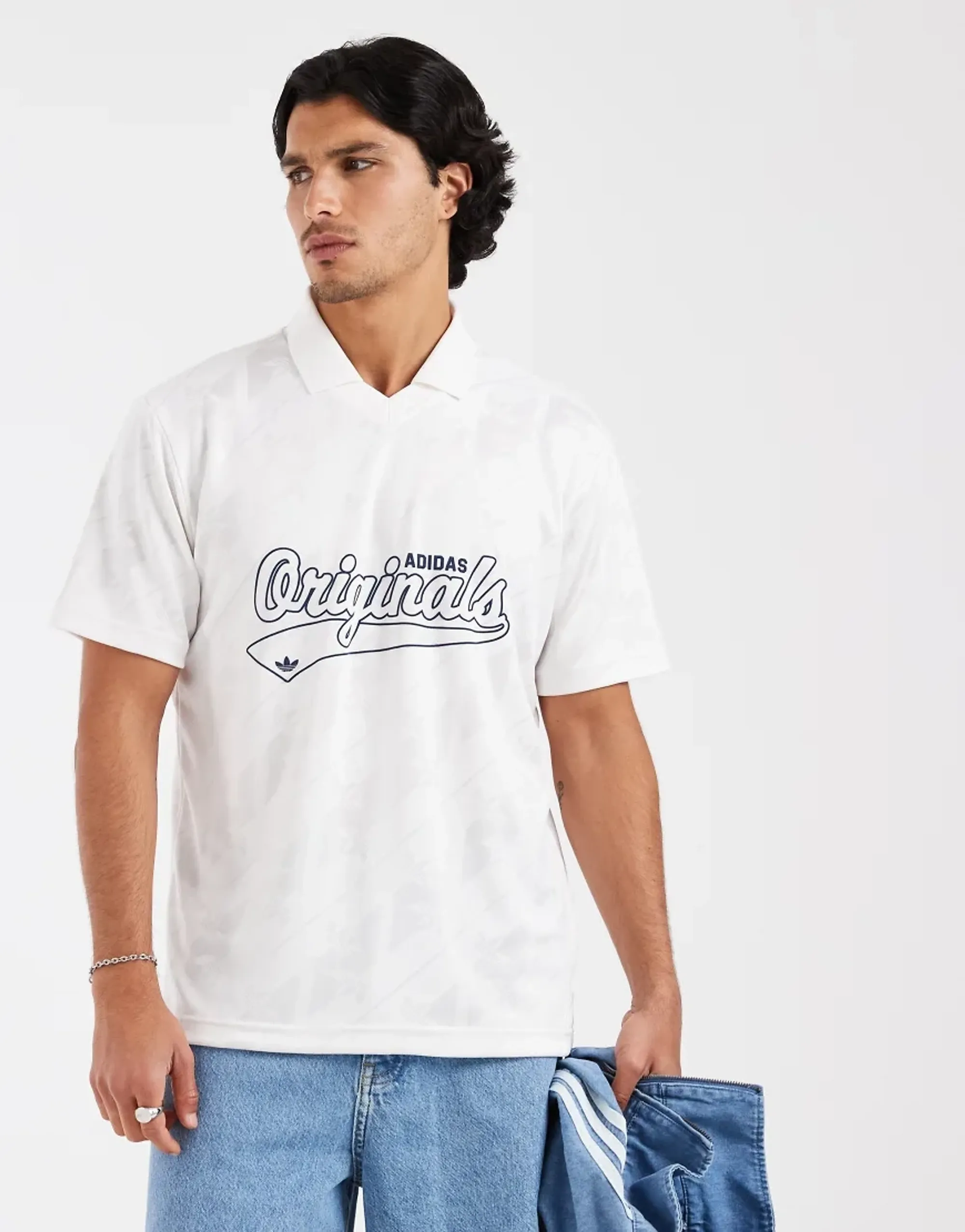 Adidas Originals Jacquard Originals Football Jersey Short Sleeve T-shirt