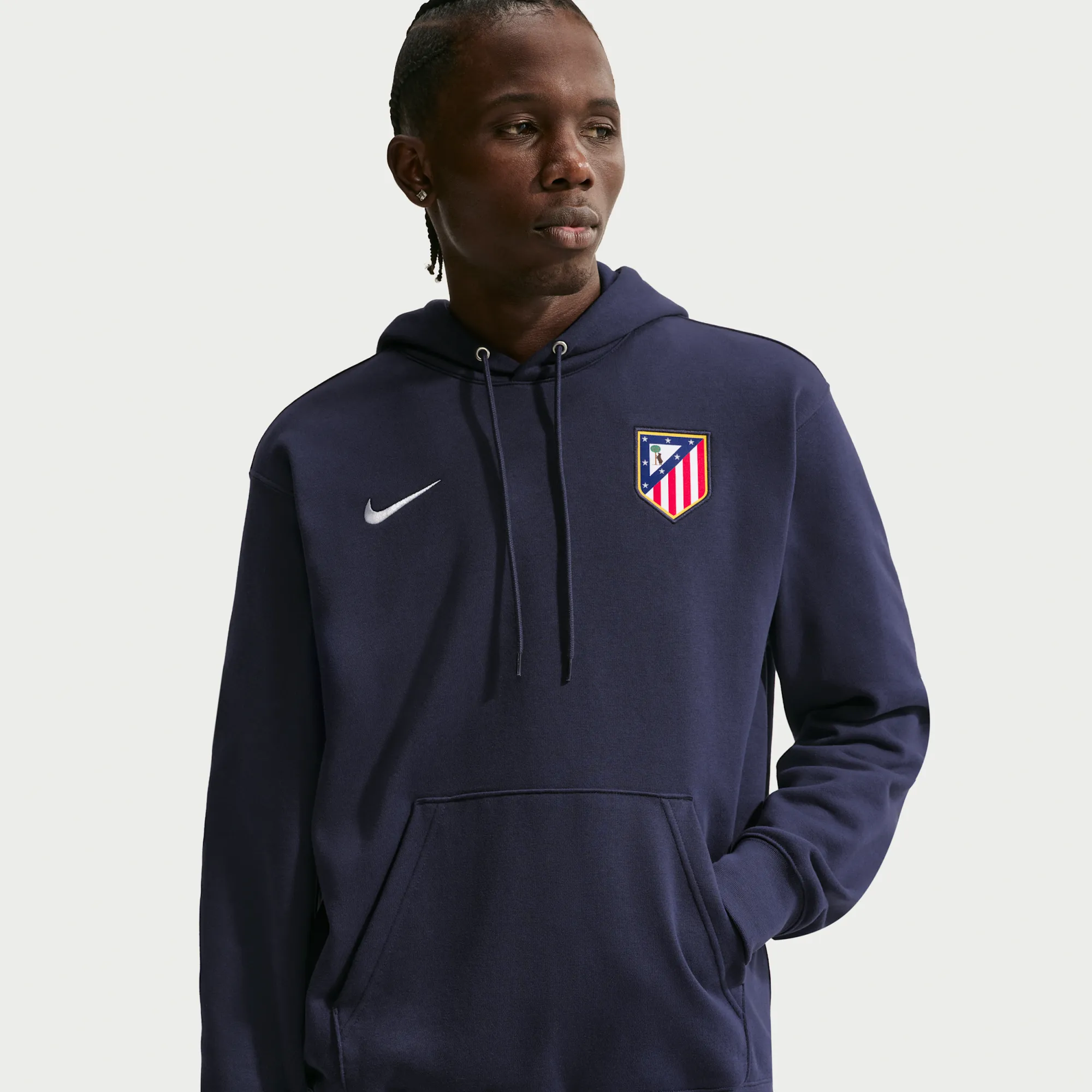 Nike Football French Terry Pullover Hoodie - Obsidian - Fleece