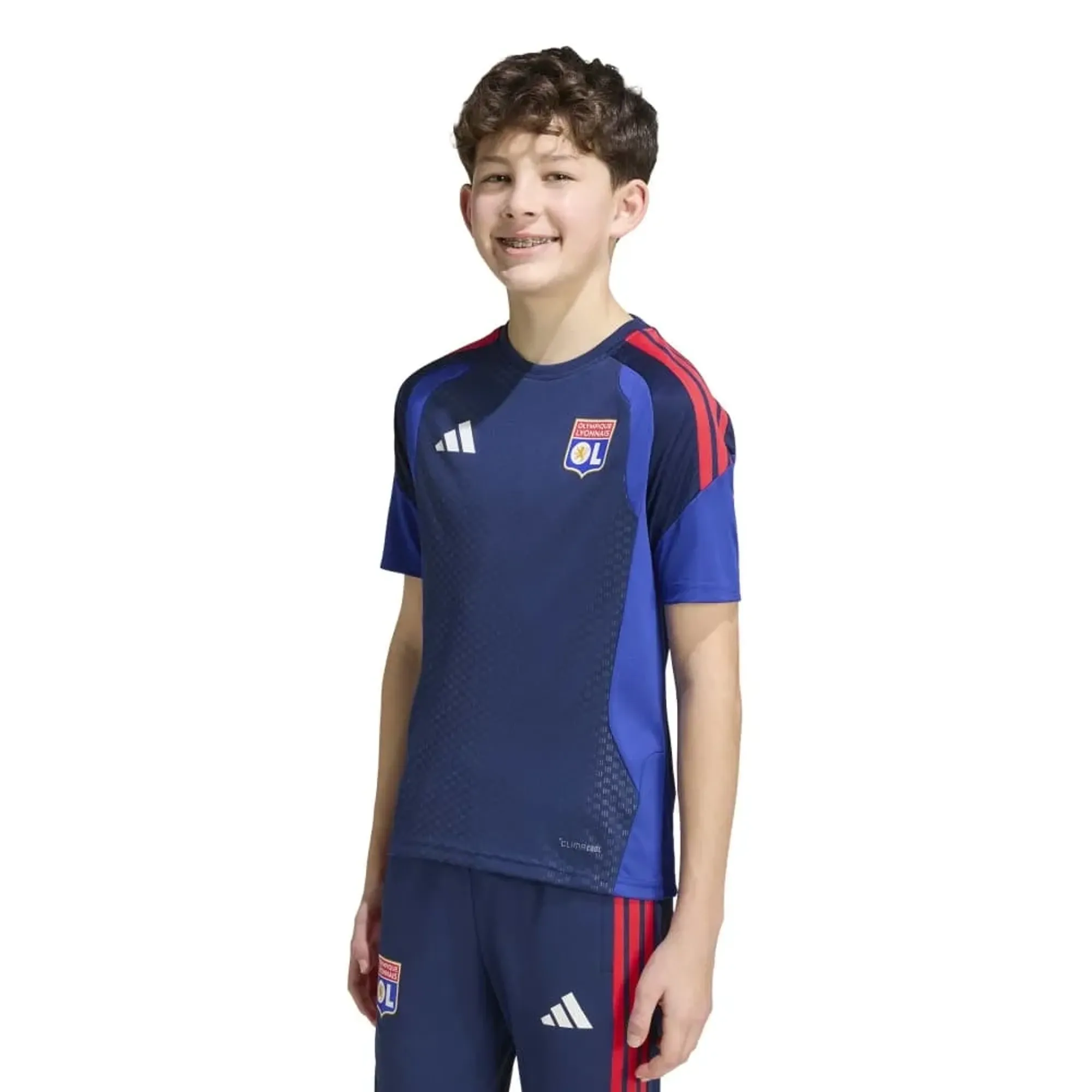 Adidas Olympique De Lyon 26/27 Tiro26 Competition Jersey Training Junior Short Sleeve T-shirt