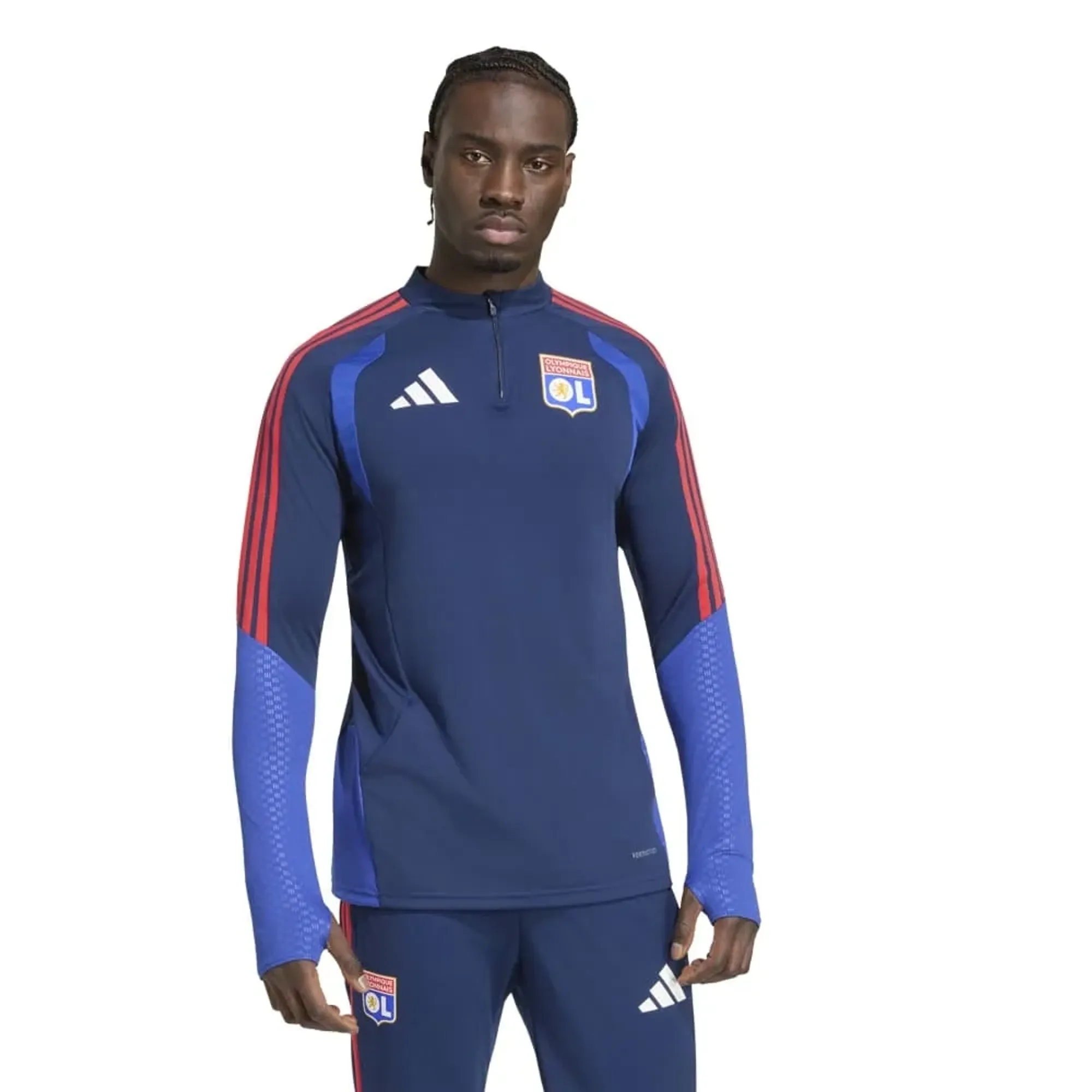 Adidas Olympique De Lyon 26/27 Tiro26 Competition Training Half Zip Sweatshirt