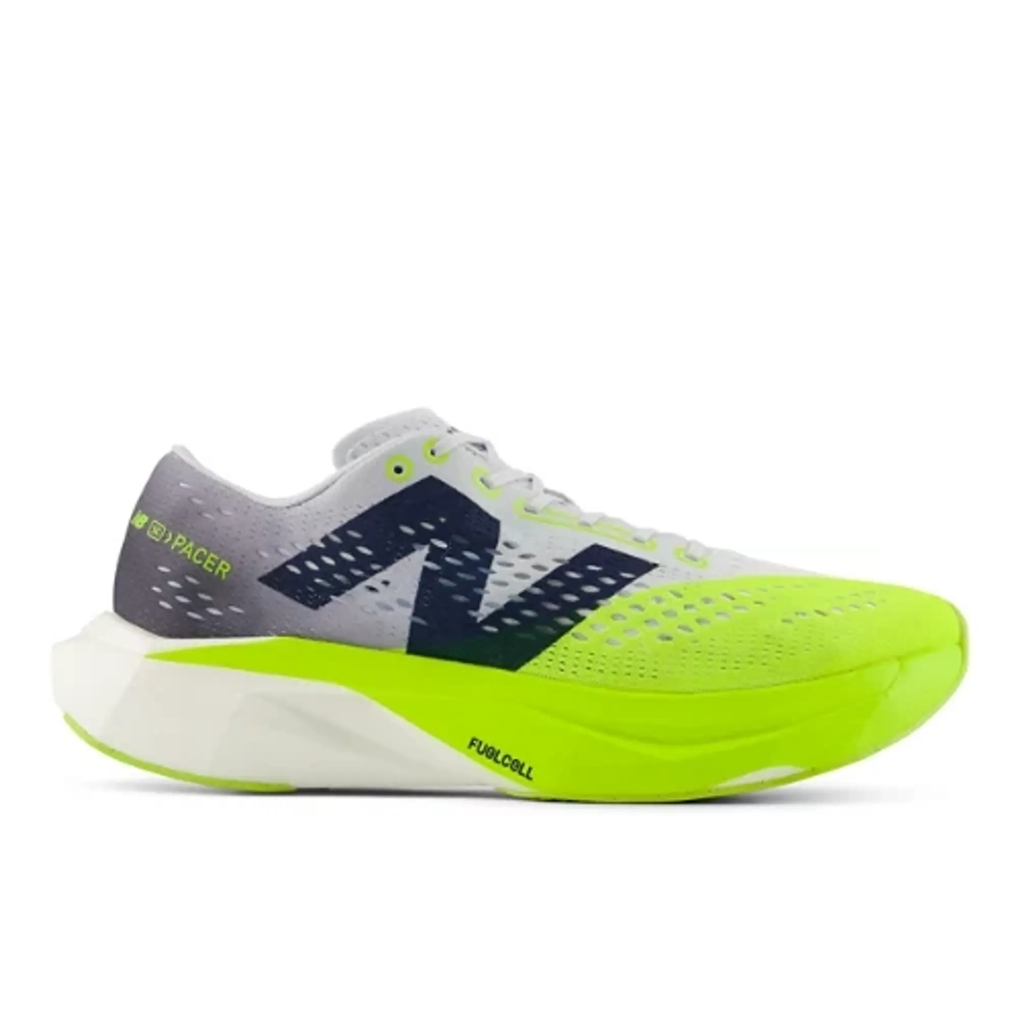 New Balance Men's SuperComp Pacer v2 in Grey/Green Synthetic
