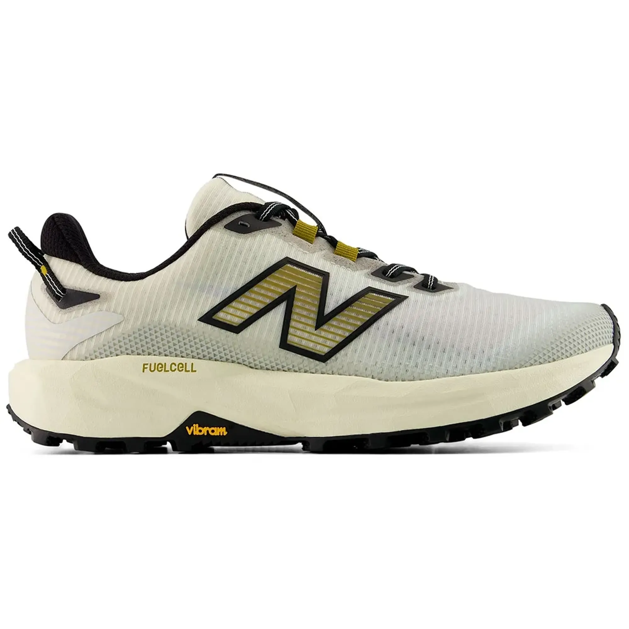 New Balance Men's FuelCell Rebel Trail in Beige/Black Synthetic