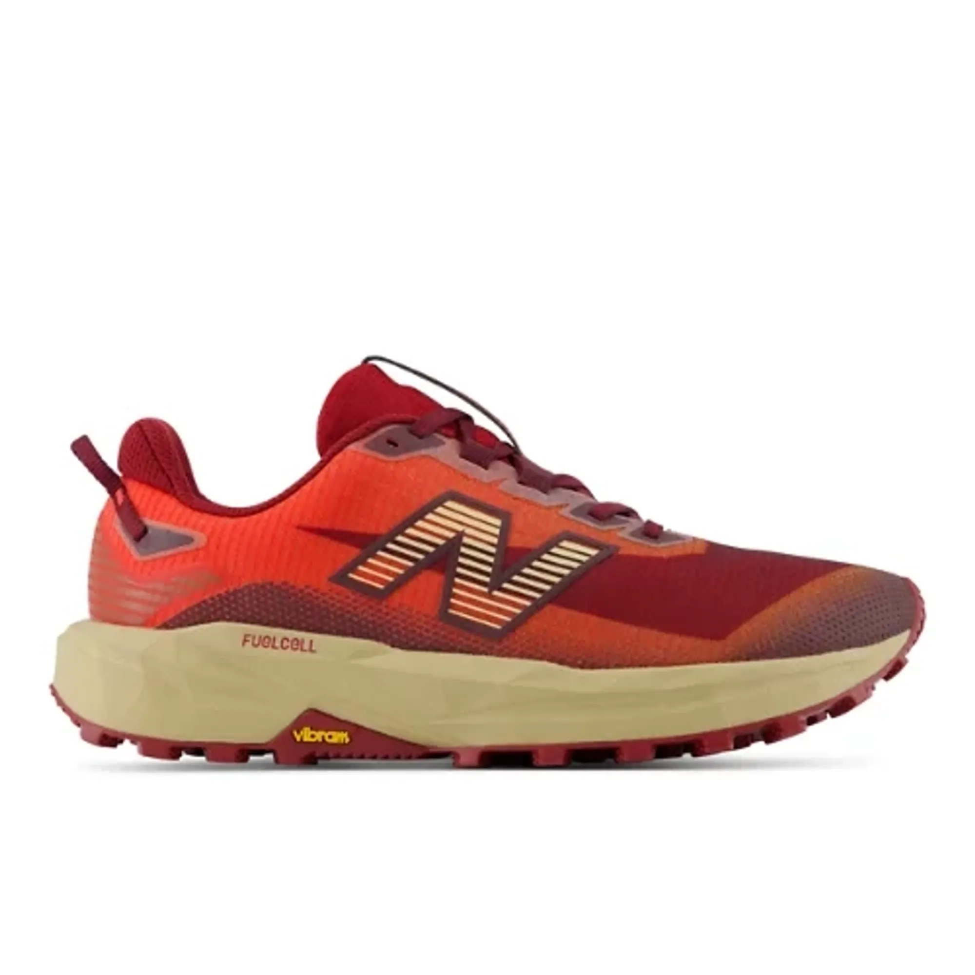 New Balance Men's FuelCell Rebel Trail in Brown/Red Synthetic