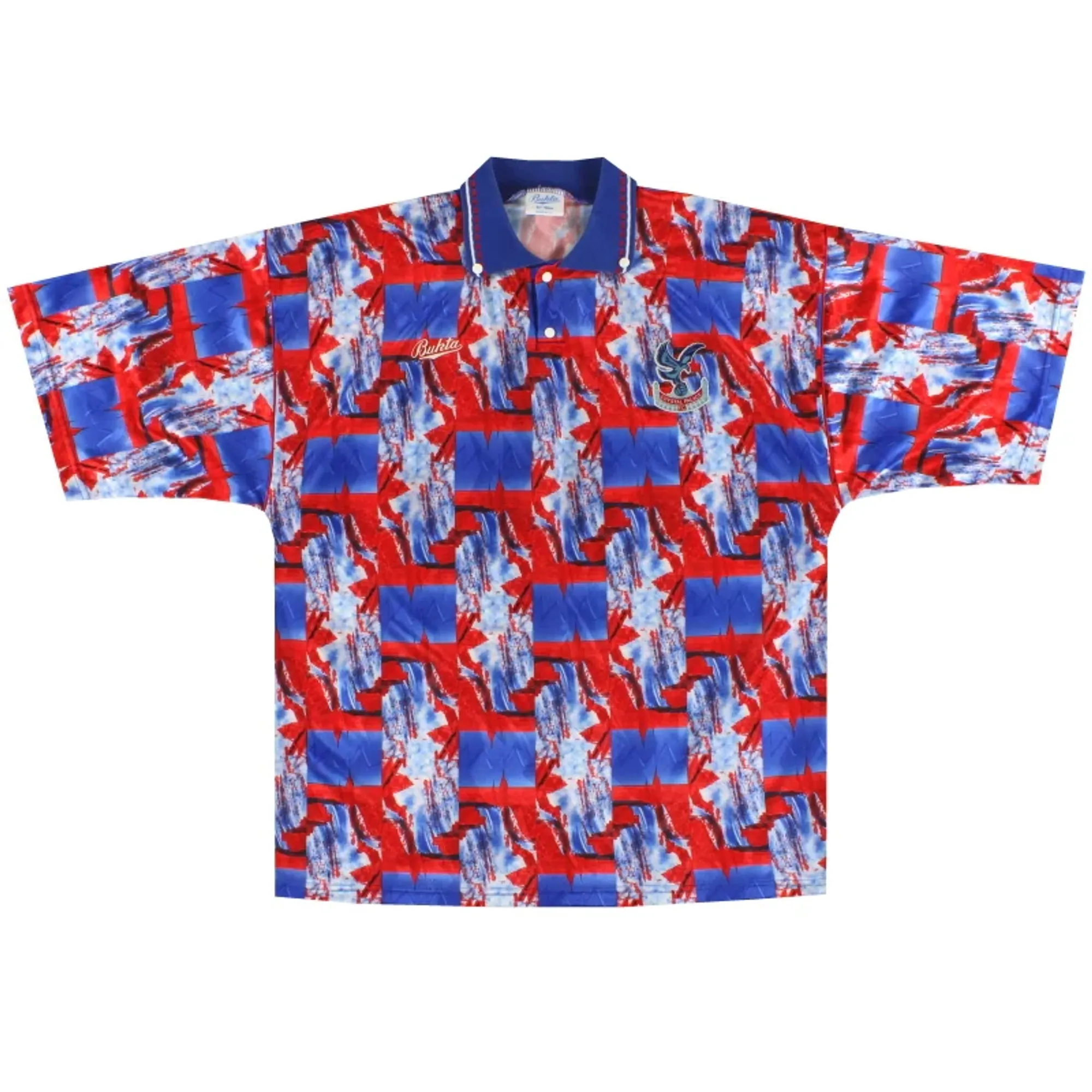 1990-91 Crystal Palace Bukta Training Shirt L - Crystal Palace / Excellent 