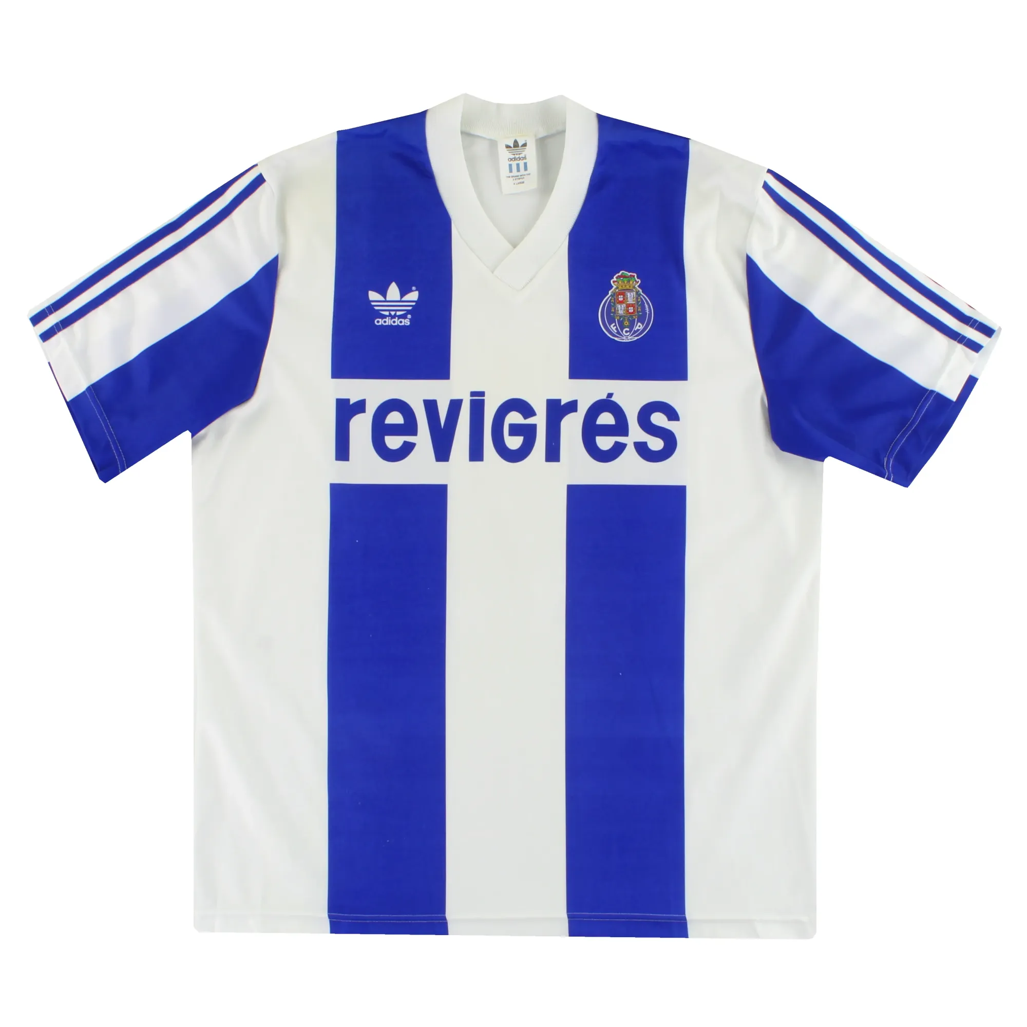 1990-92 Porto adidas Home Shirt XL - Porto / Excellent