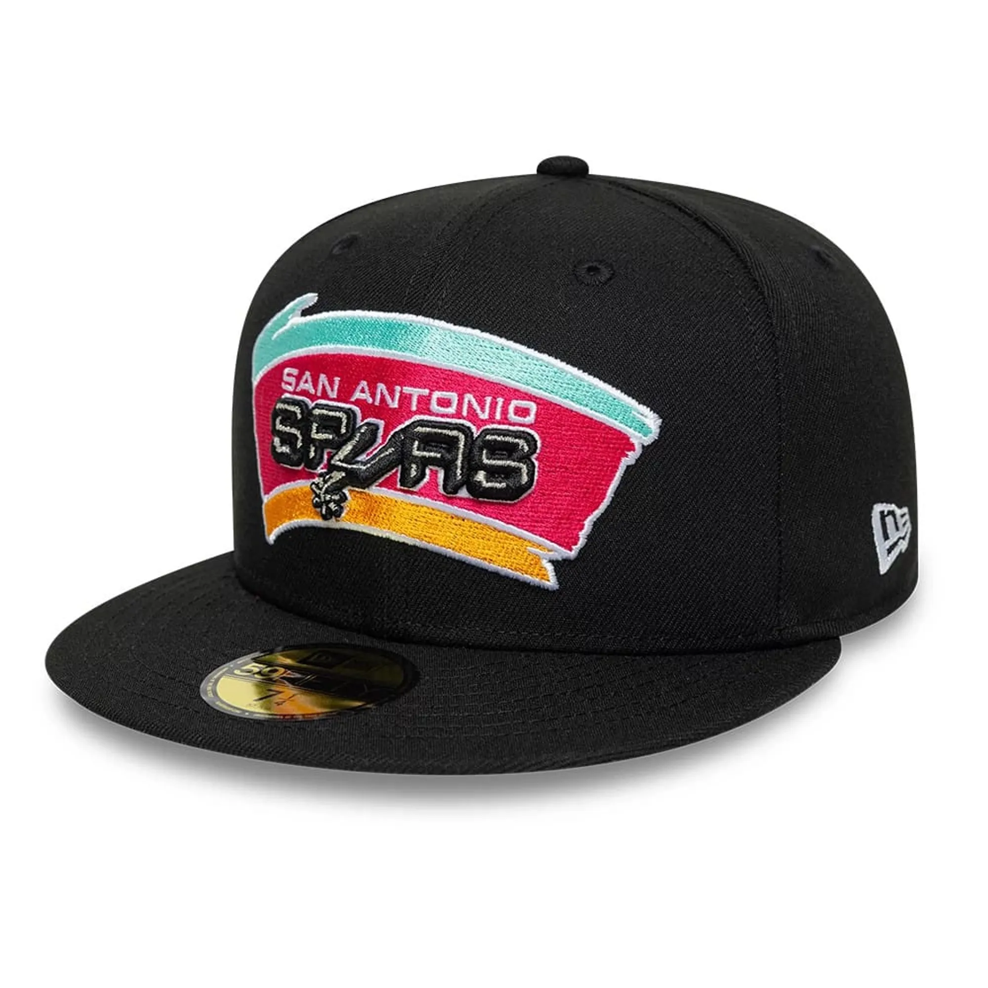 San Antonio Spurs NBA Hardwood Classic Black 59FIFTY Fitted Cap New Era Cap adult unisex