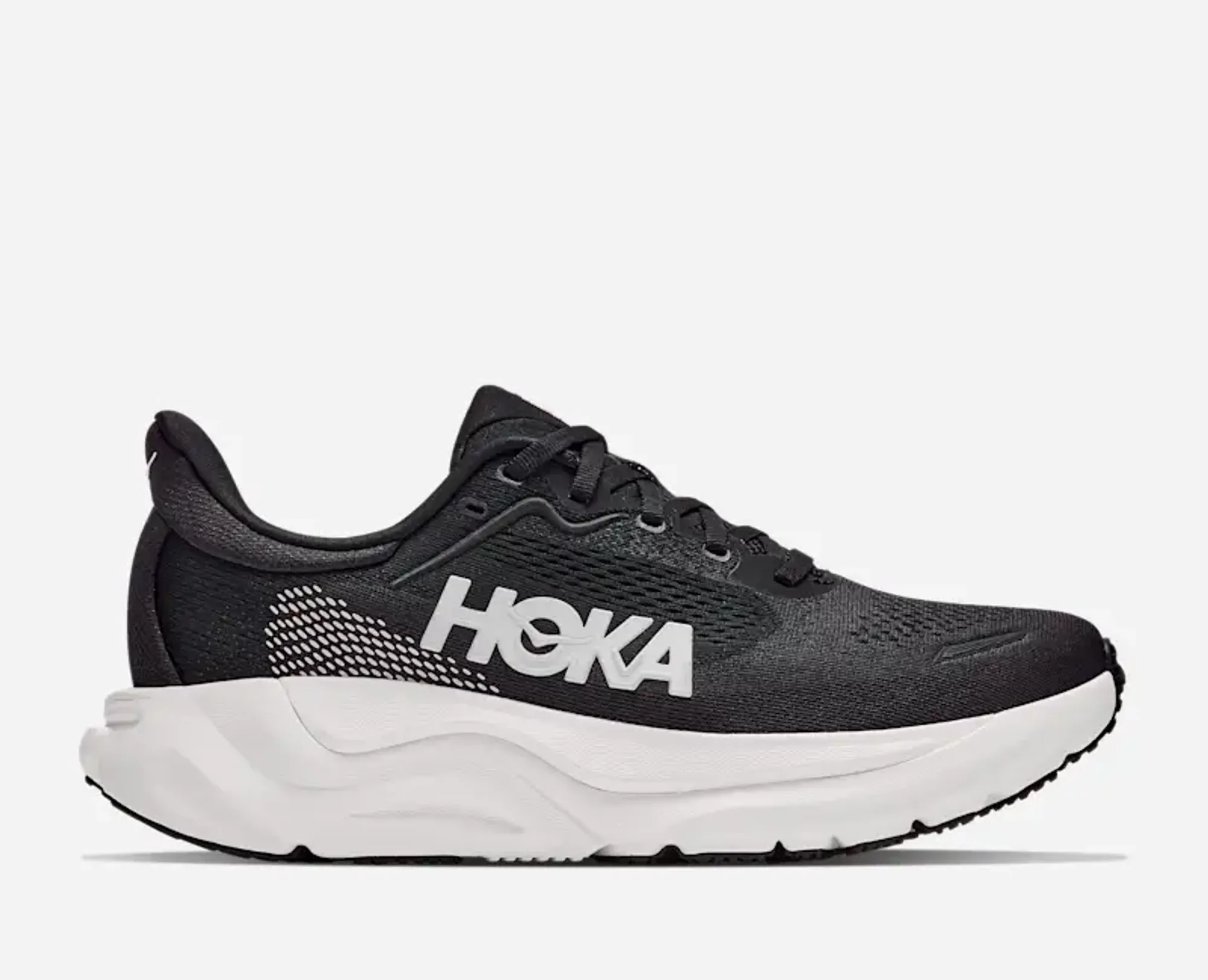 Hoka Men's Arahi 9 Road Running Shoes In Black/White