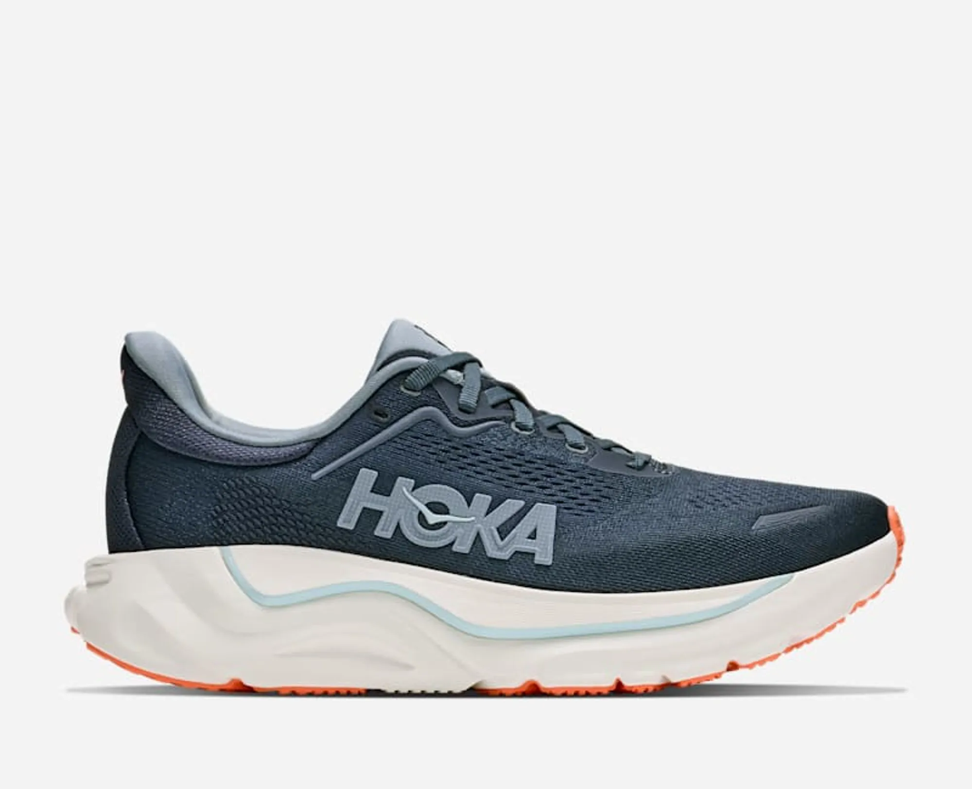 Hoka Women's Arahi 9 Road Running Shoes In Varsity Navy/Faded Navy