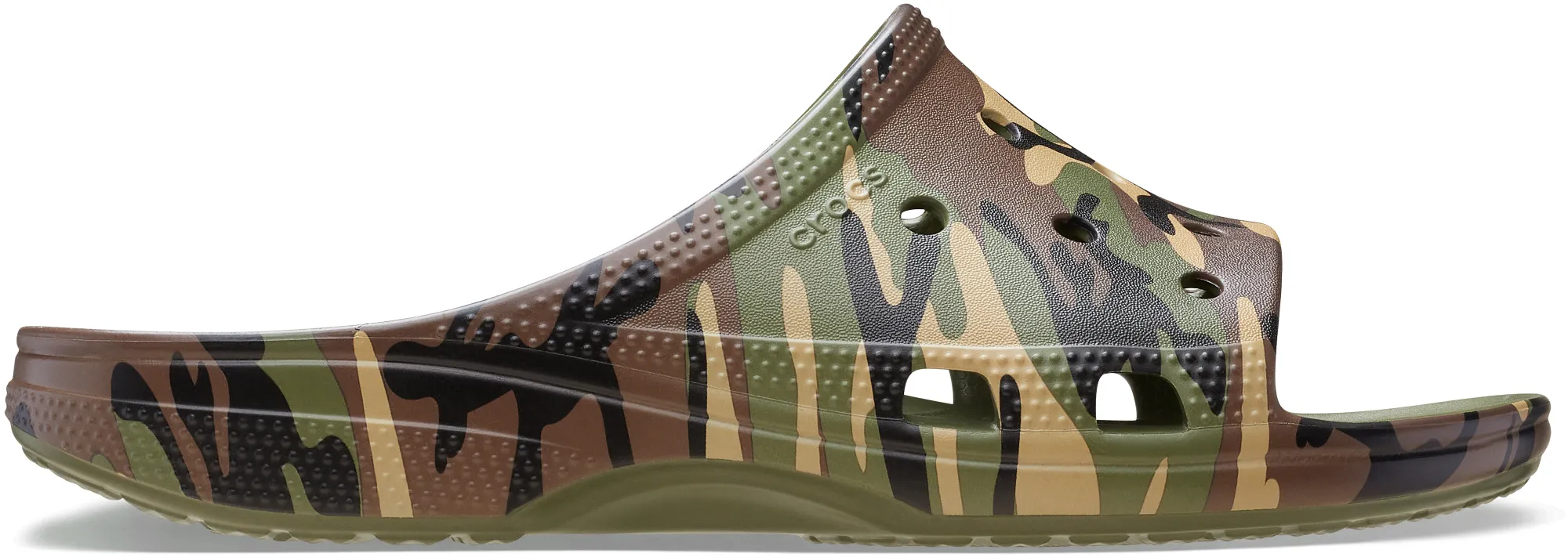 Crocs | Men | Camouflage Saturday | Slides | Army Green / Multi | 6