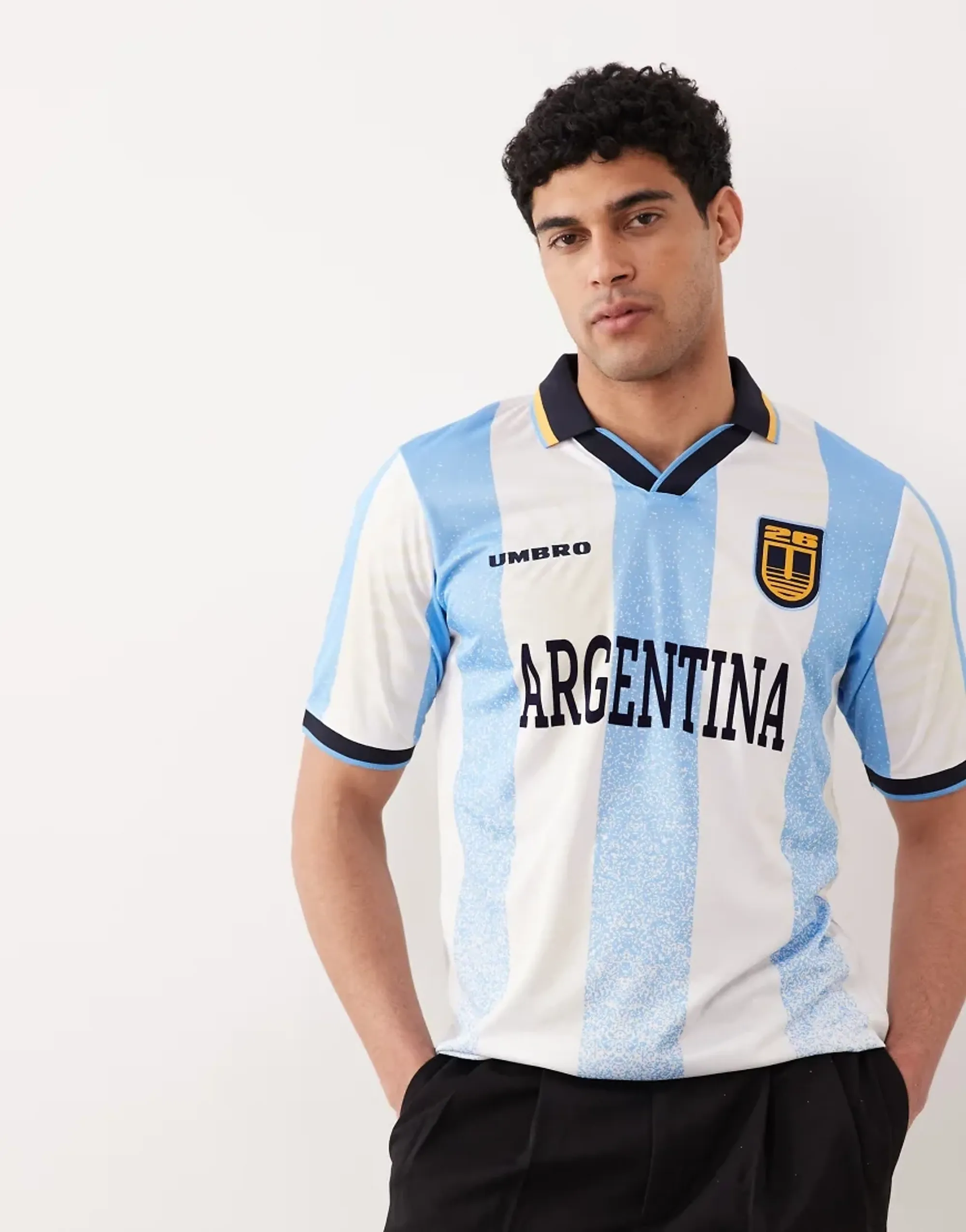 Umbro Argentina Mens SS Home Shirt