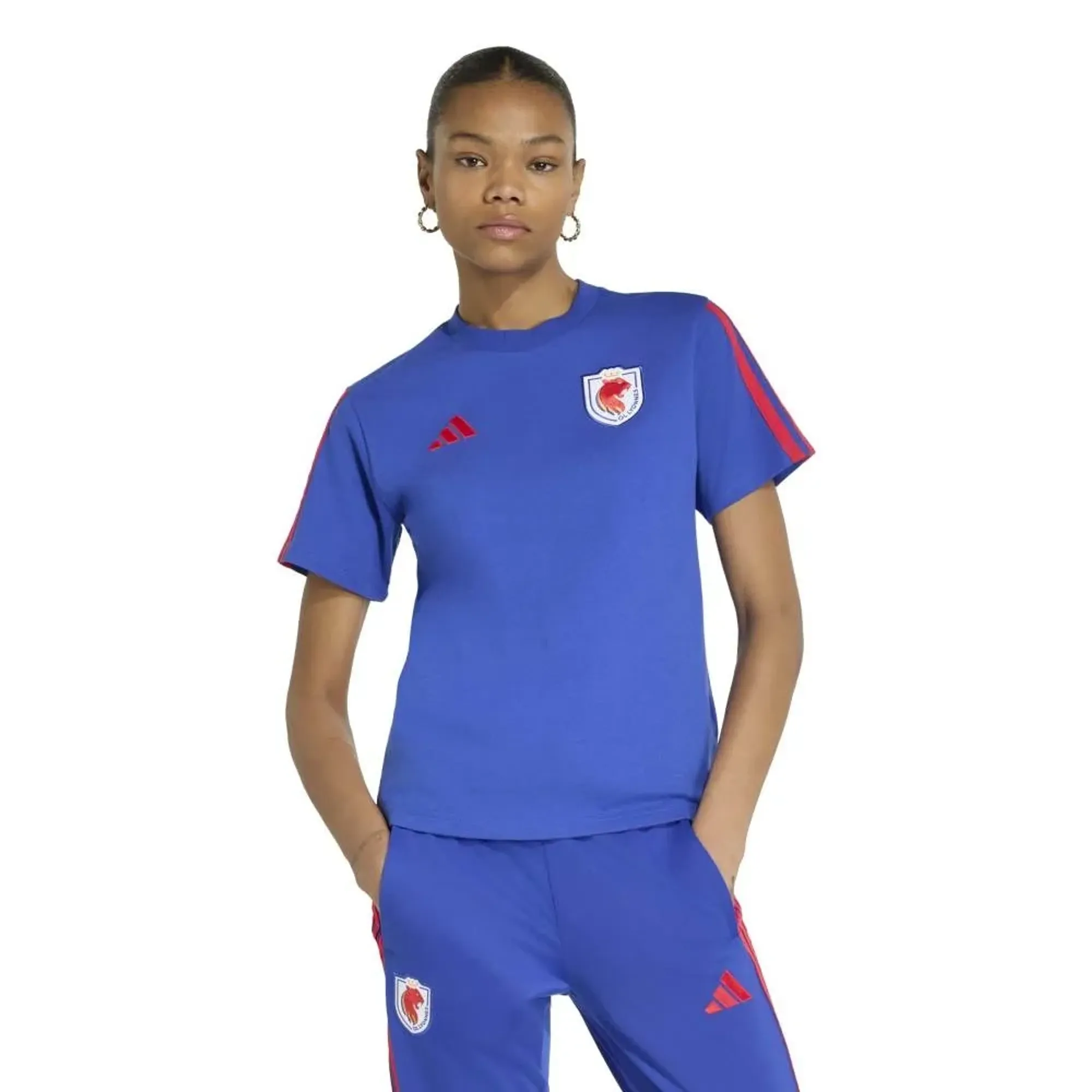 Adidas Olympique De Lyon Dna Short Sleeve T-shirt