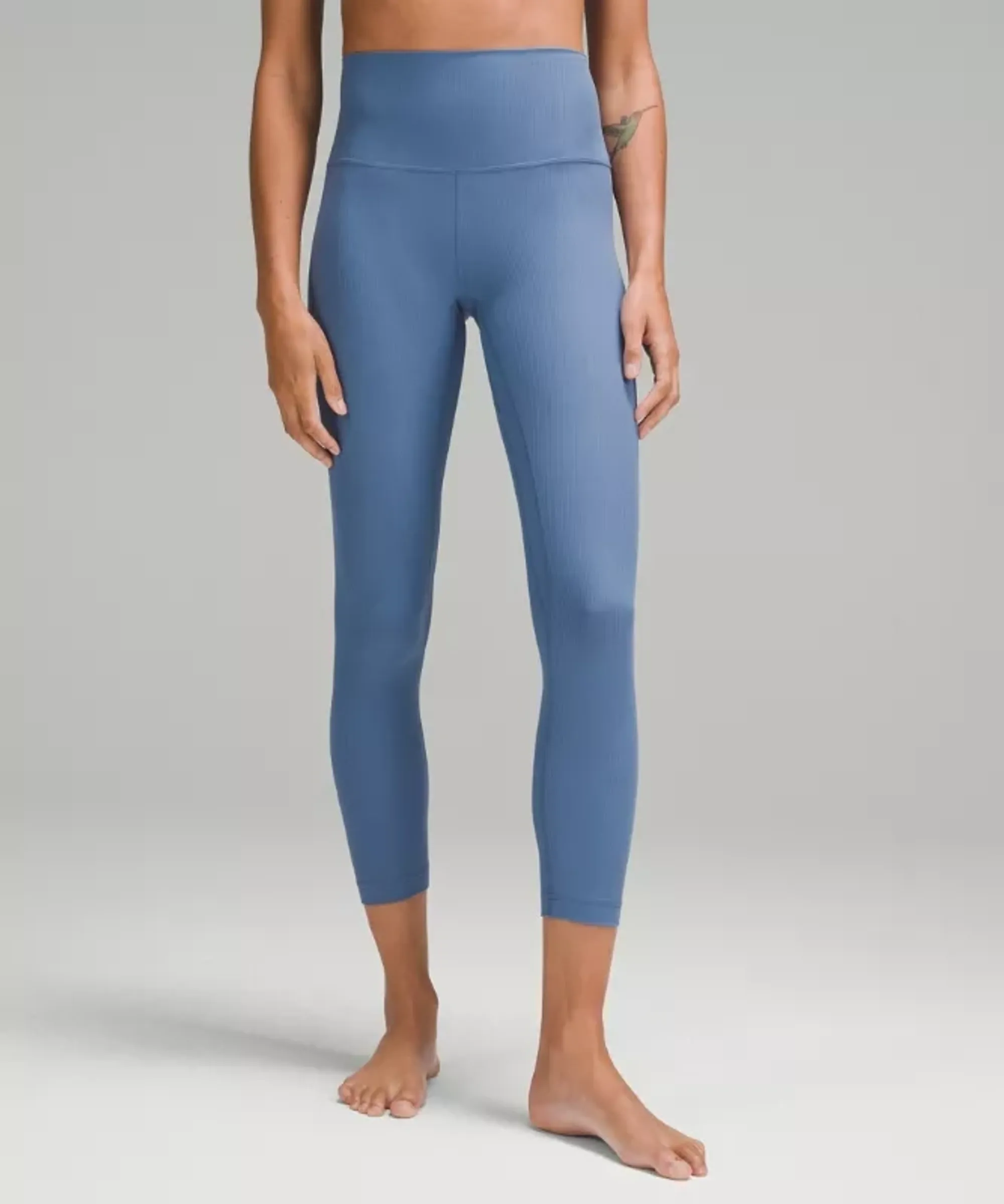 lululemon – Women's Align High-Rise Ribbed Pants – 25" – Color Blue – Size 0